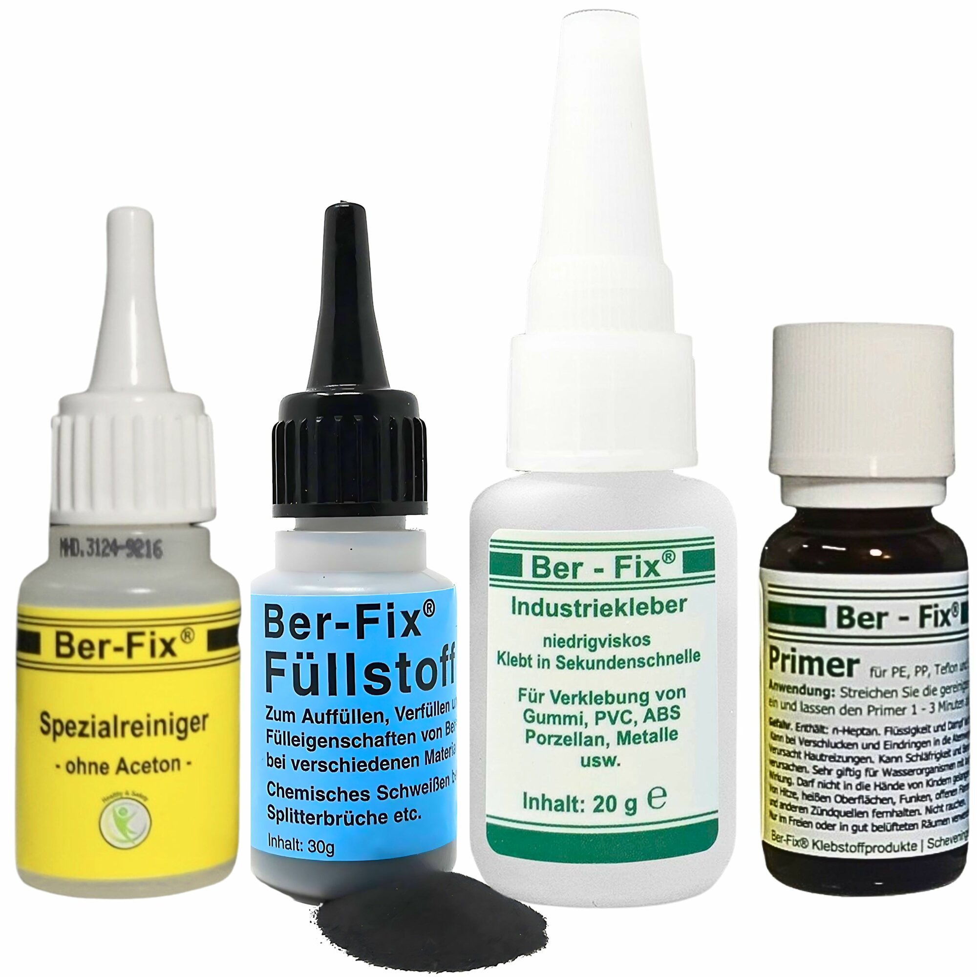 Ber-Fix® Primer-Füllstoff-Set Profi schwarz 10x