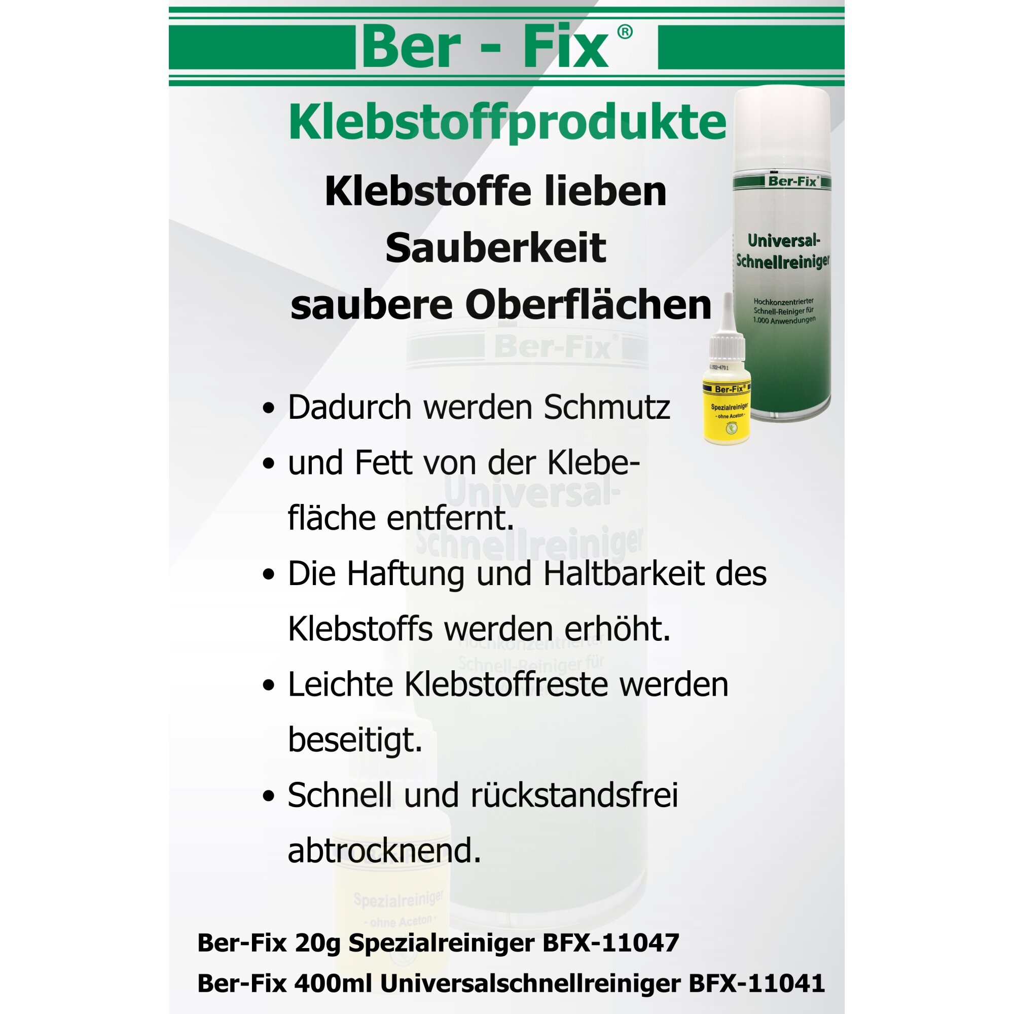 Ber-Fix 10 Mischdüsen 1:1 – Statikmischer für Zwei-Komponenten-Kleber