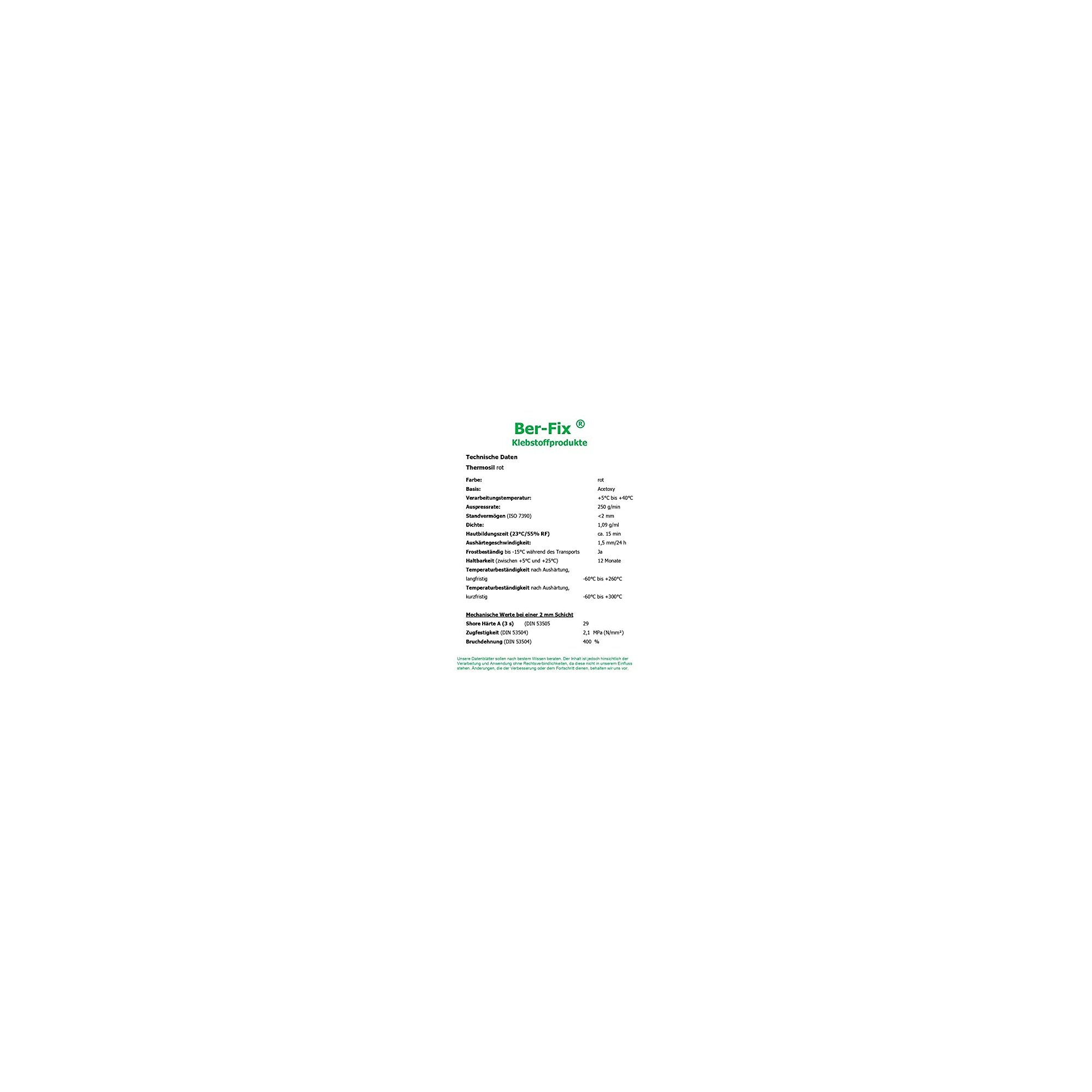 Ber-Fix® Thermosil schwarz 6x