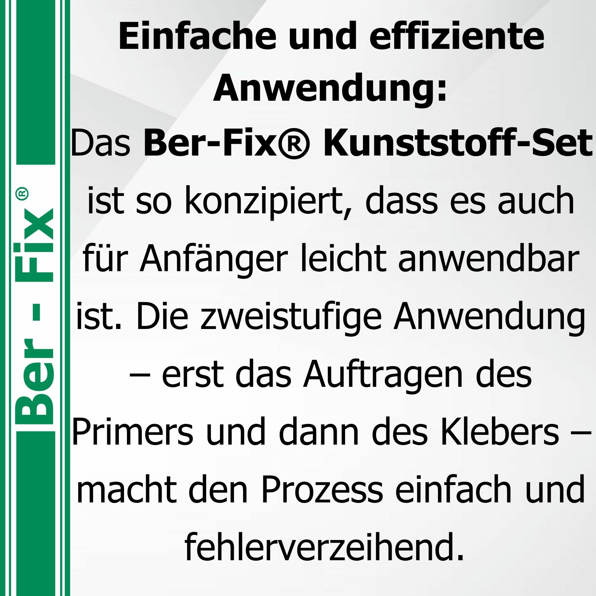Ber-Fix® Kunststoffkleber-Set Starter – 10 g + 5 ml Primer
