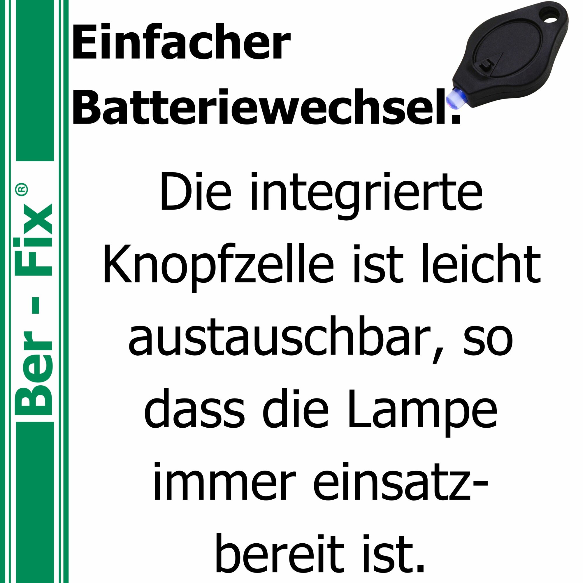 Ber-Fix® UV-Lampe 1 LED 5x