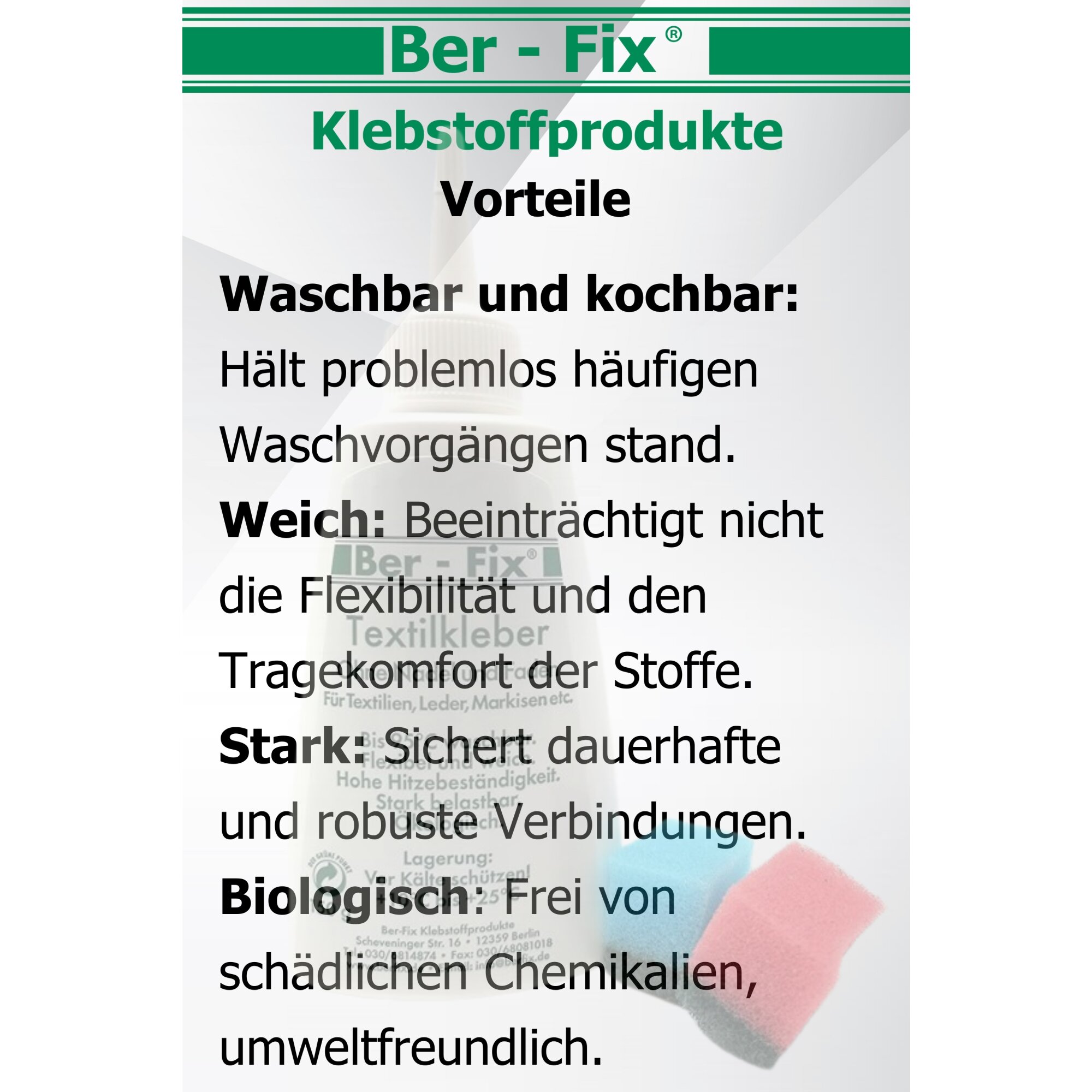 Ber-Fix® Textilkleber