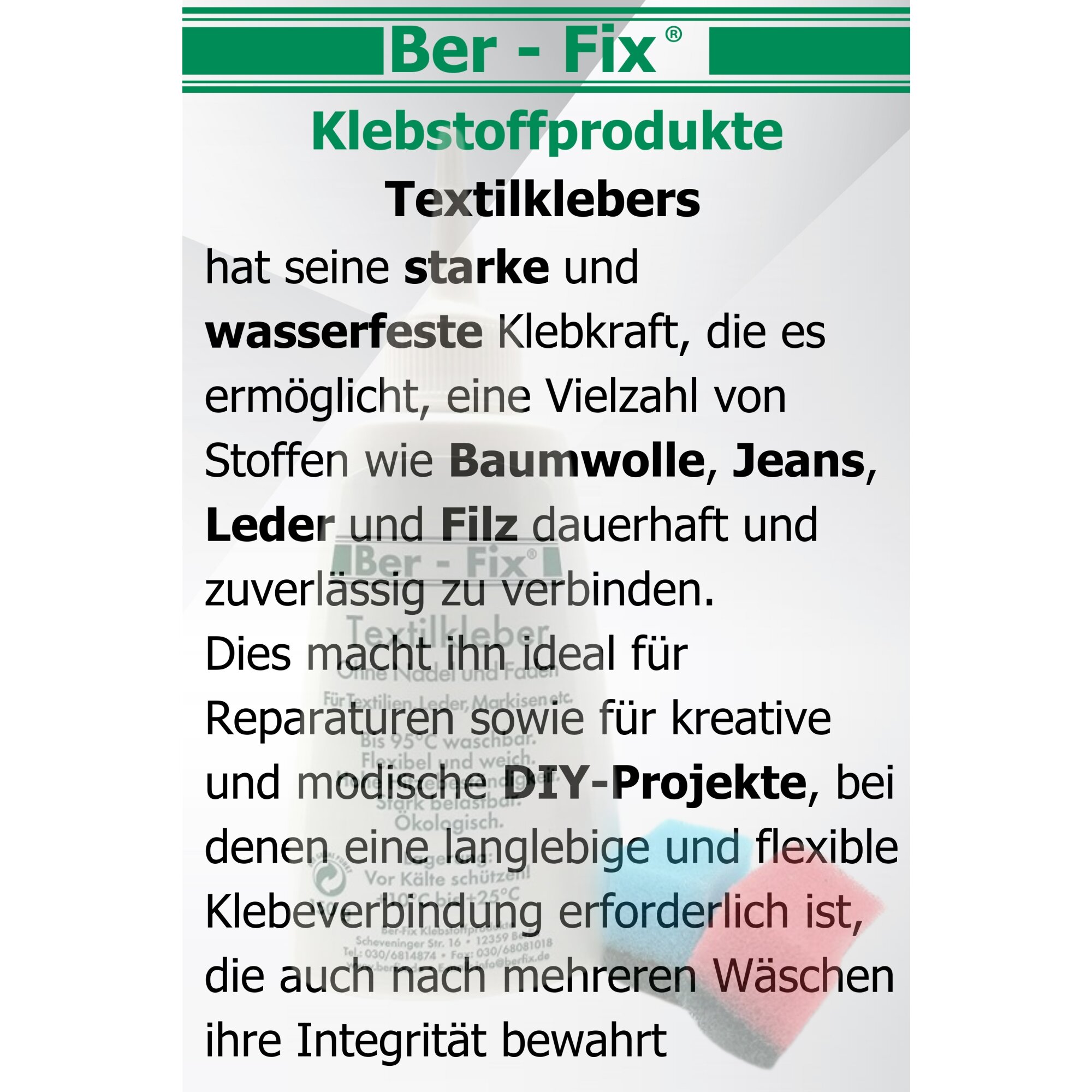 Ber-Fix® Textilkleber