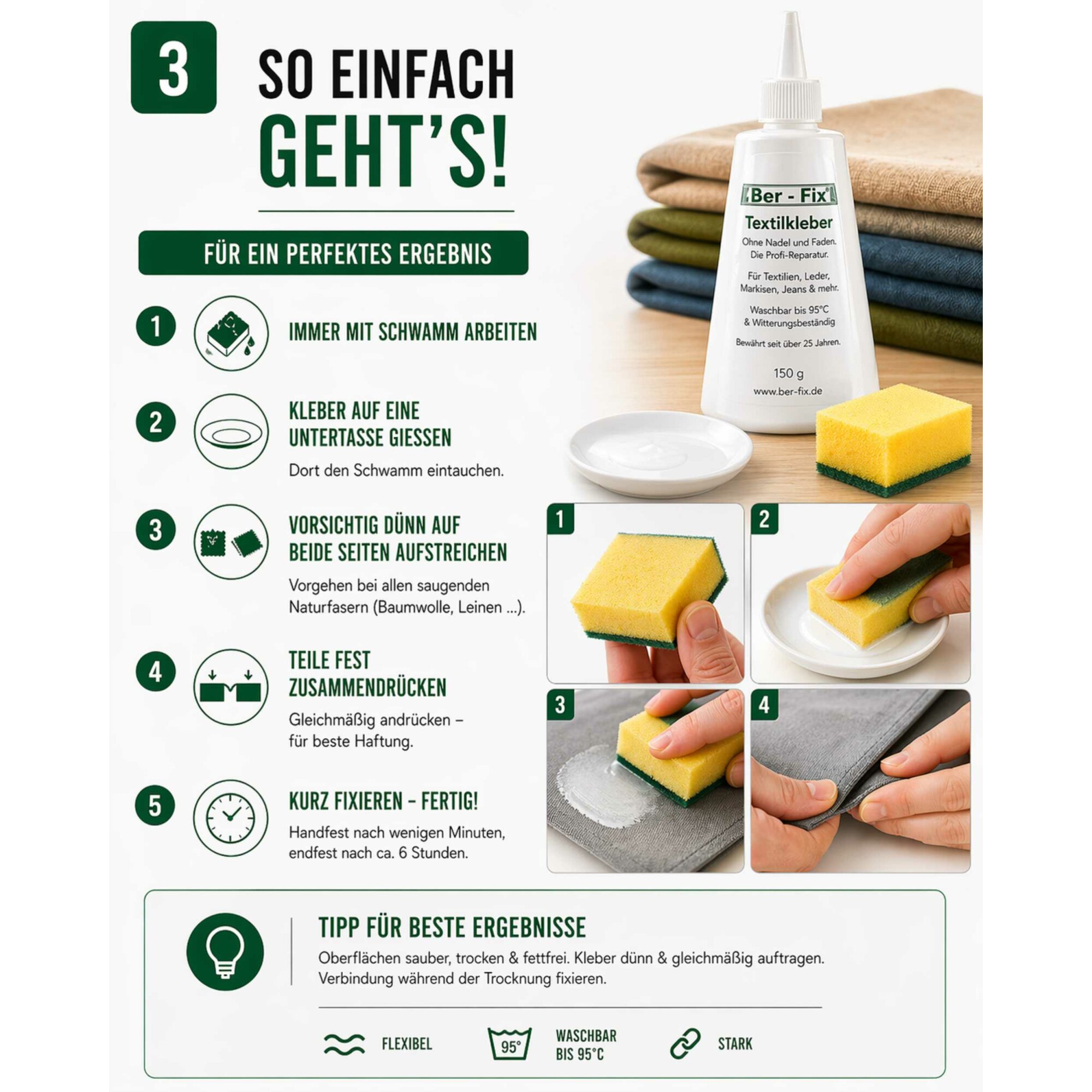 Ber-Fix® Textilkleber 150g
