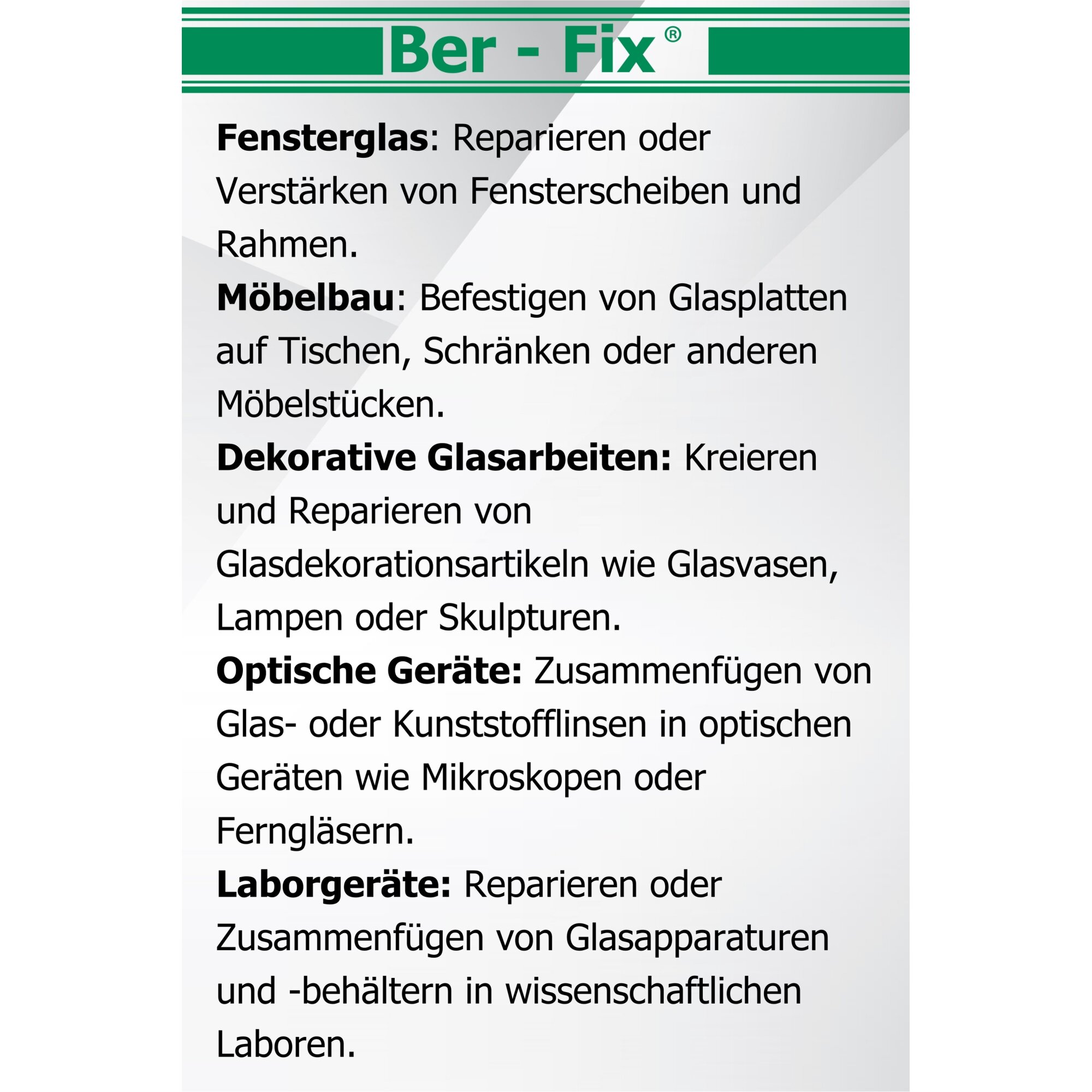 Ber-Fix® UV-Kleber Gel 10 g