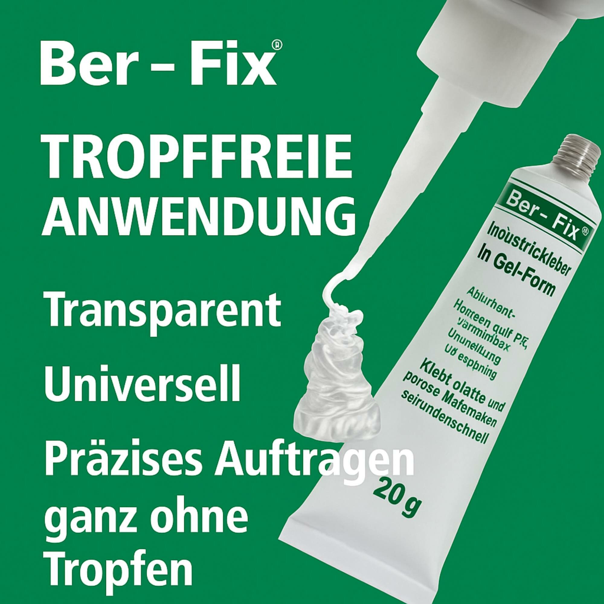 Ber-Fix® Industriekleber Gel 20g