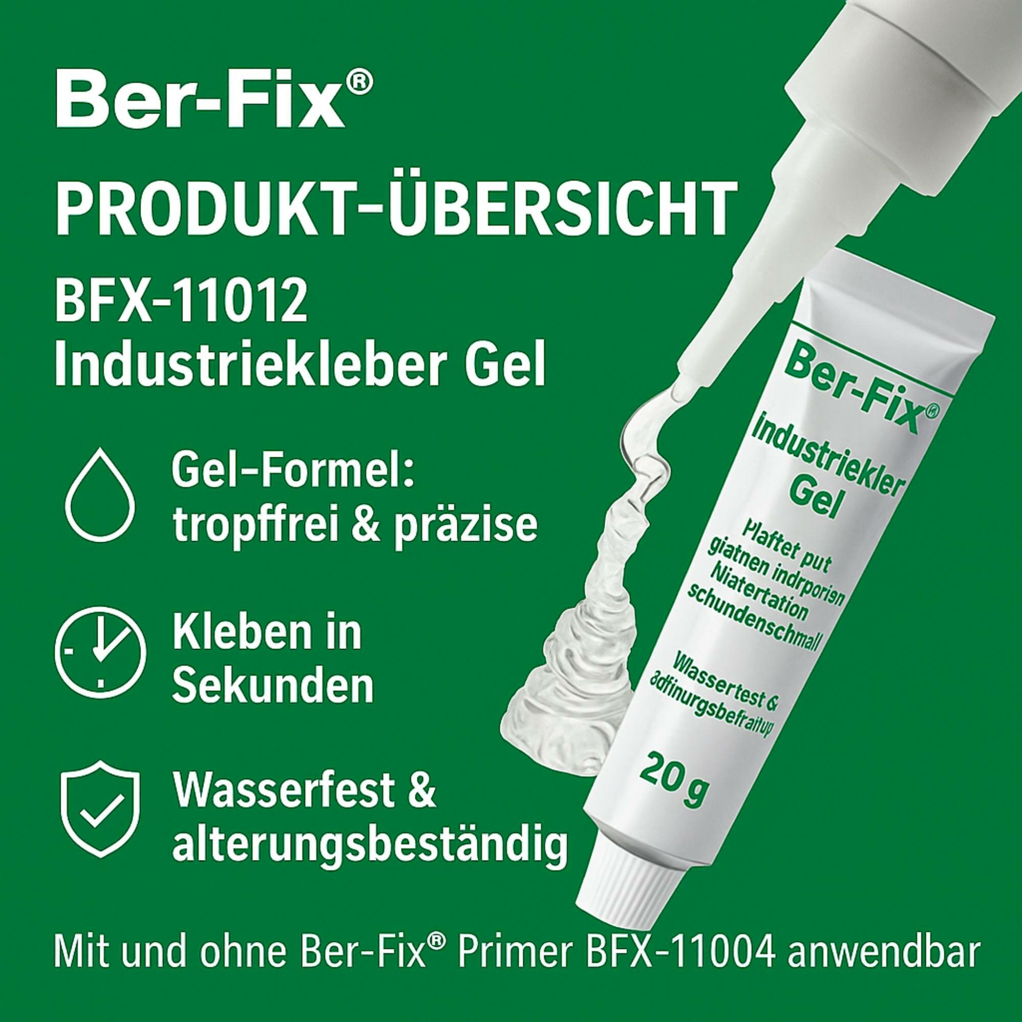 Ber-Fix® Industriekleber Gel 20g