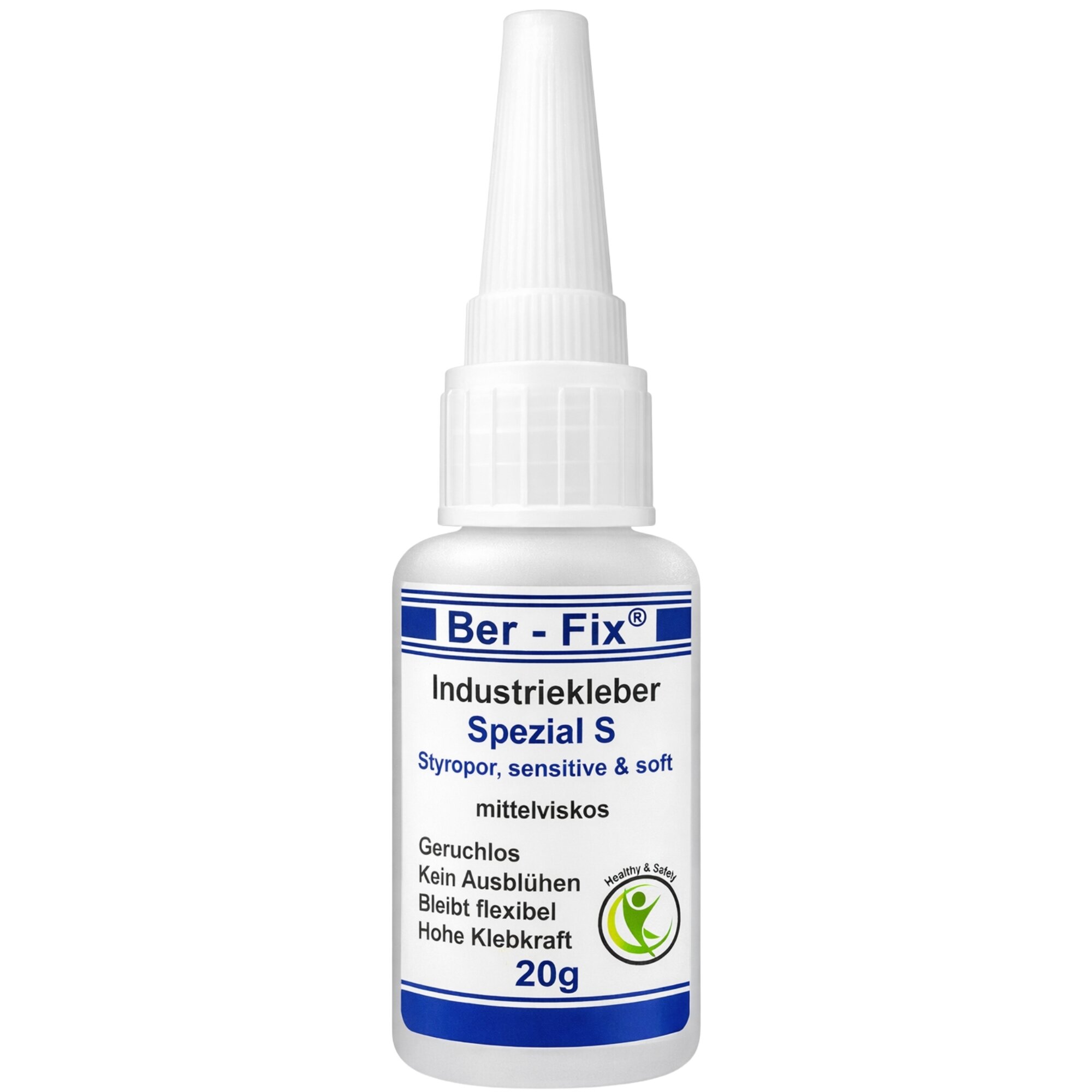 Ber-Fix® Spezial S - Schlagfester, Geruchloser, flexibler Industriekleber (10g-500g)