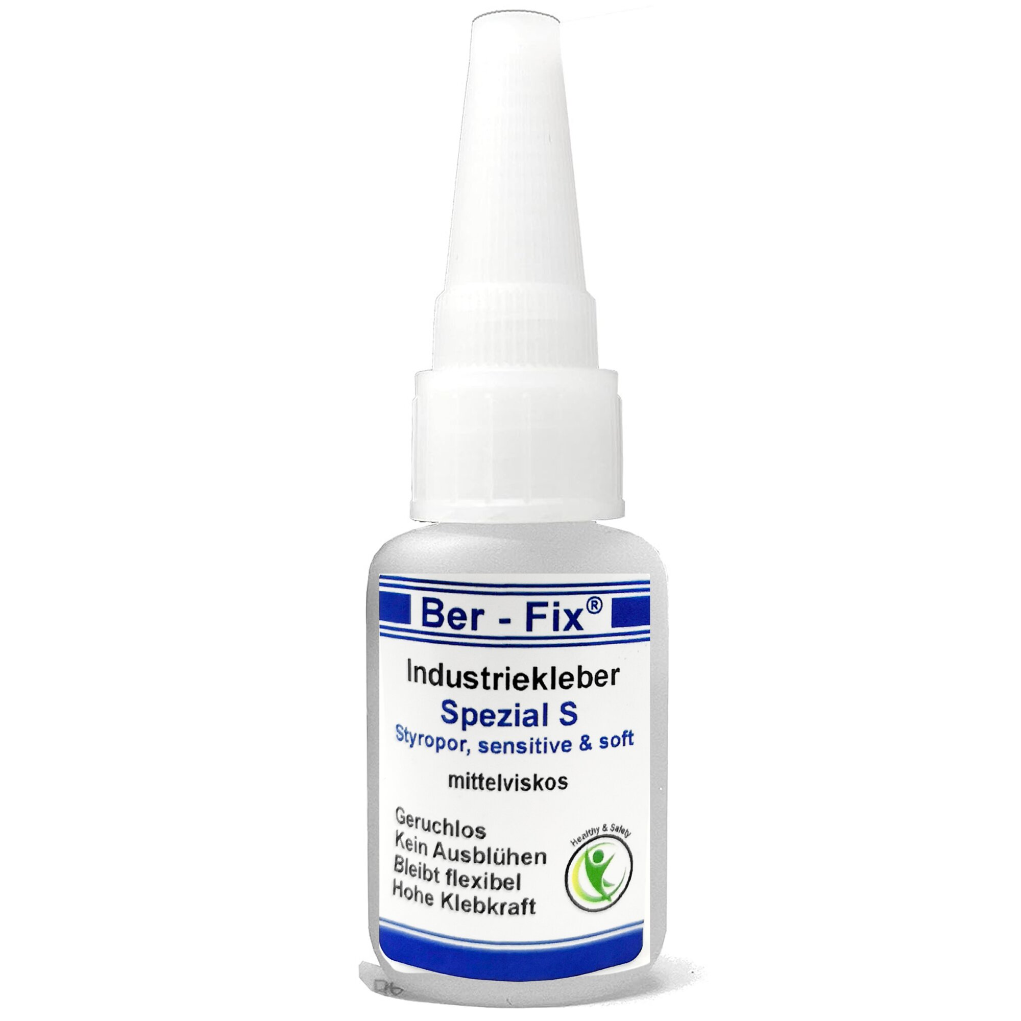 Ber-Fix© Spezial S - Schlagfester, Geruchloser, flexibler Industriekleber (10g-500g)