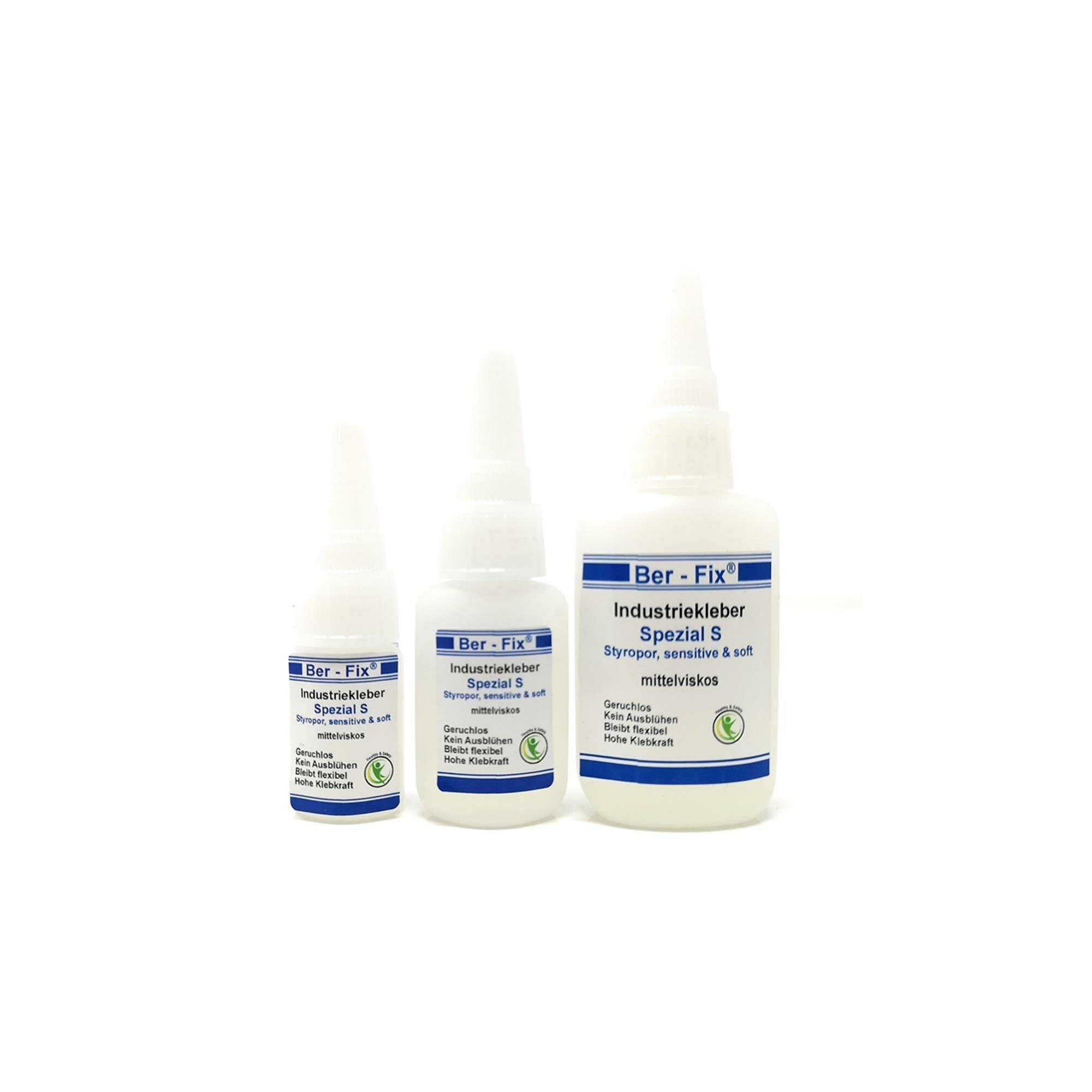 Ber-Fix® Spezial S – Geruchloser & Flexibler Industriekleber für Metall, Kunststoff & Styropor