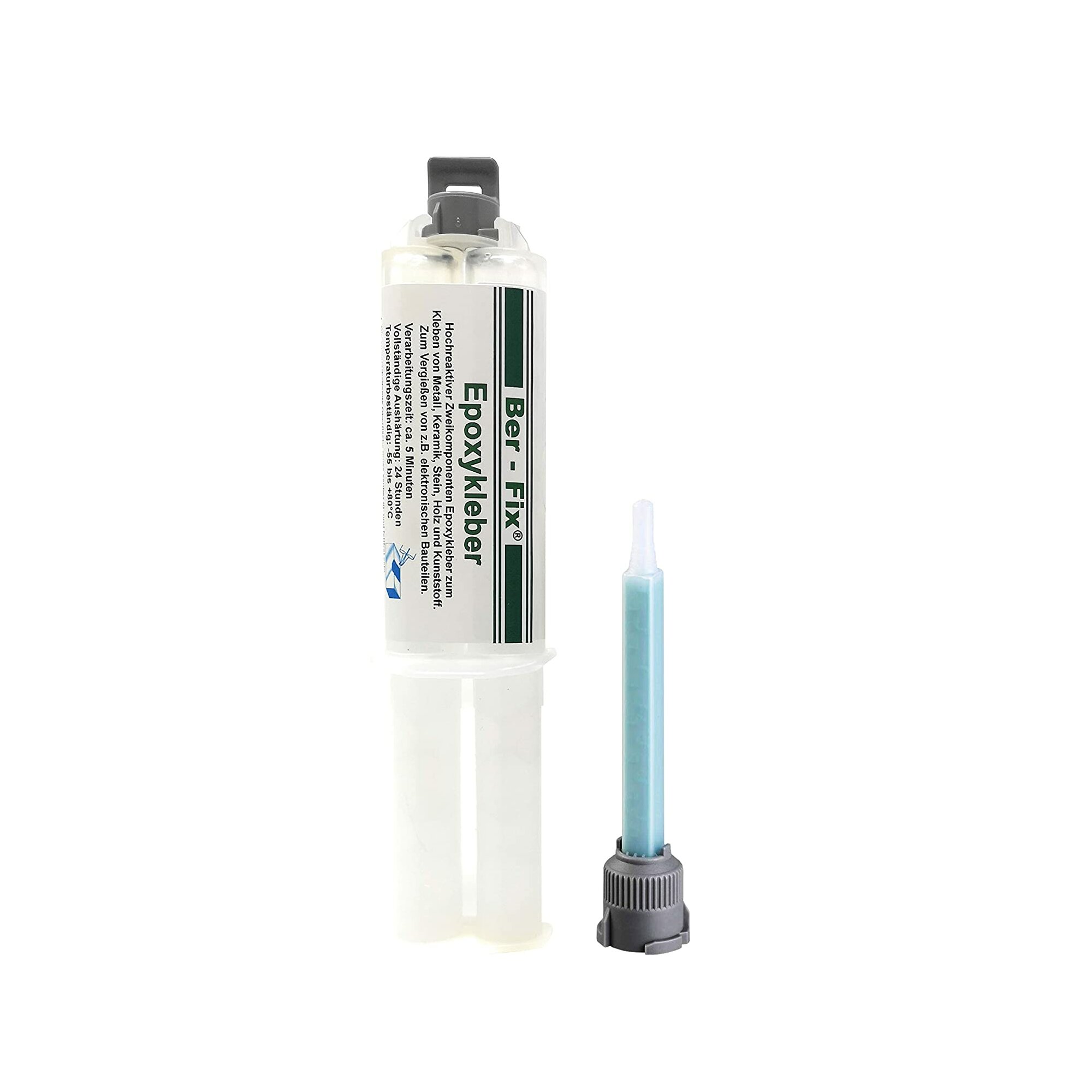 Ber-Fix® Epoxykleber 25g 2K Epoxidharz-Kleber - Honigartige Konsistenz zum Kleben - Vergie?en von Metall, Kunststoff - Holz