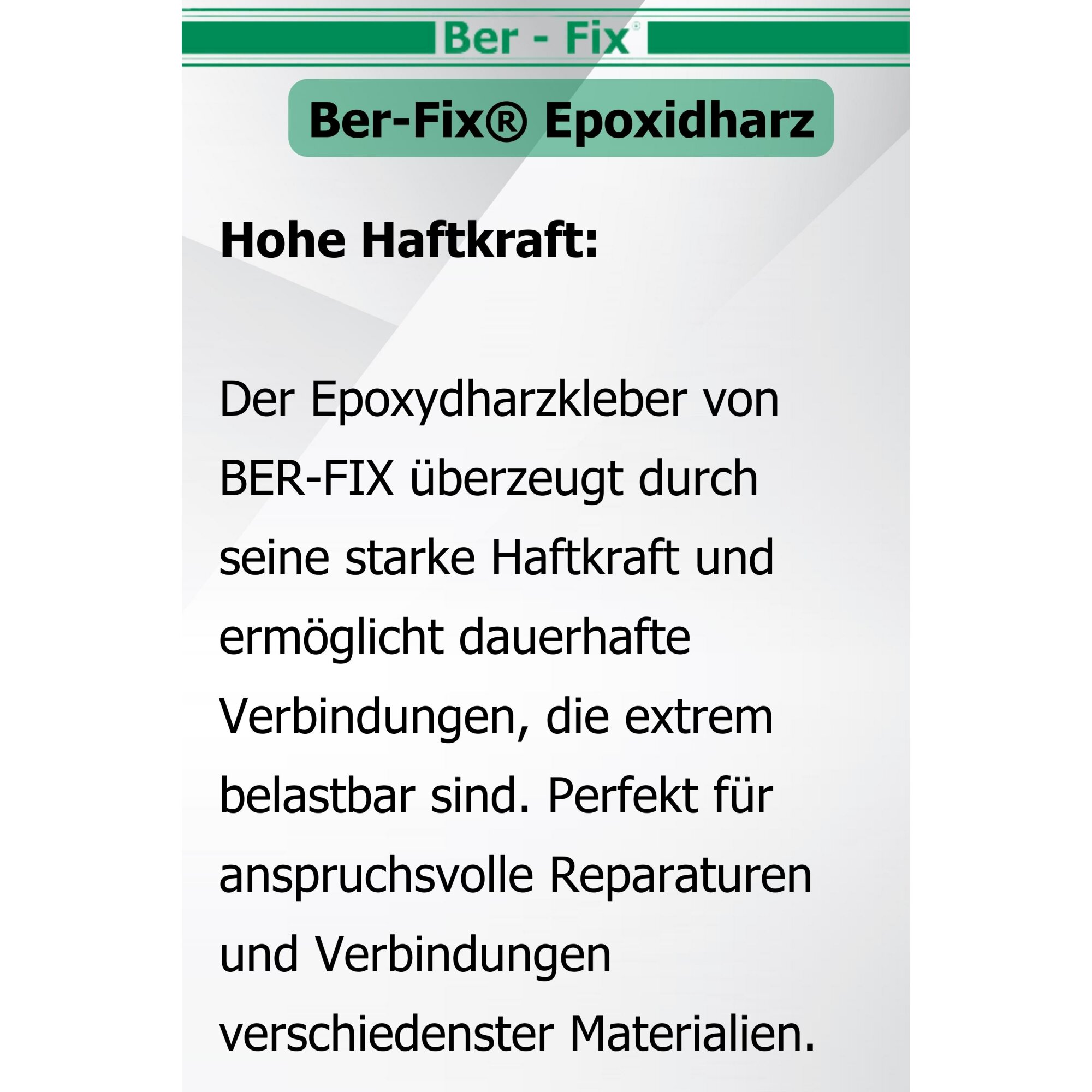 Ber-Fix® 2K Epoxidkleber 30 Min. 25 g