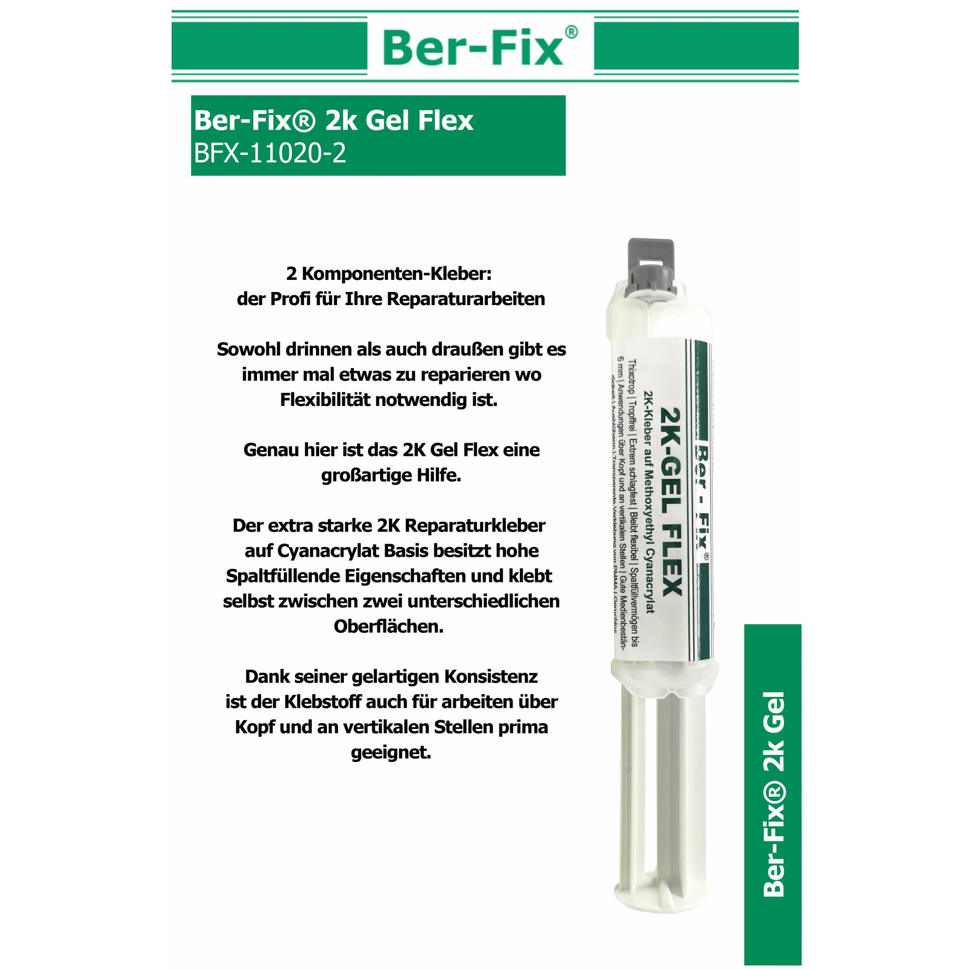 Ber-Fix® 2K-Gel Flex 10g