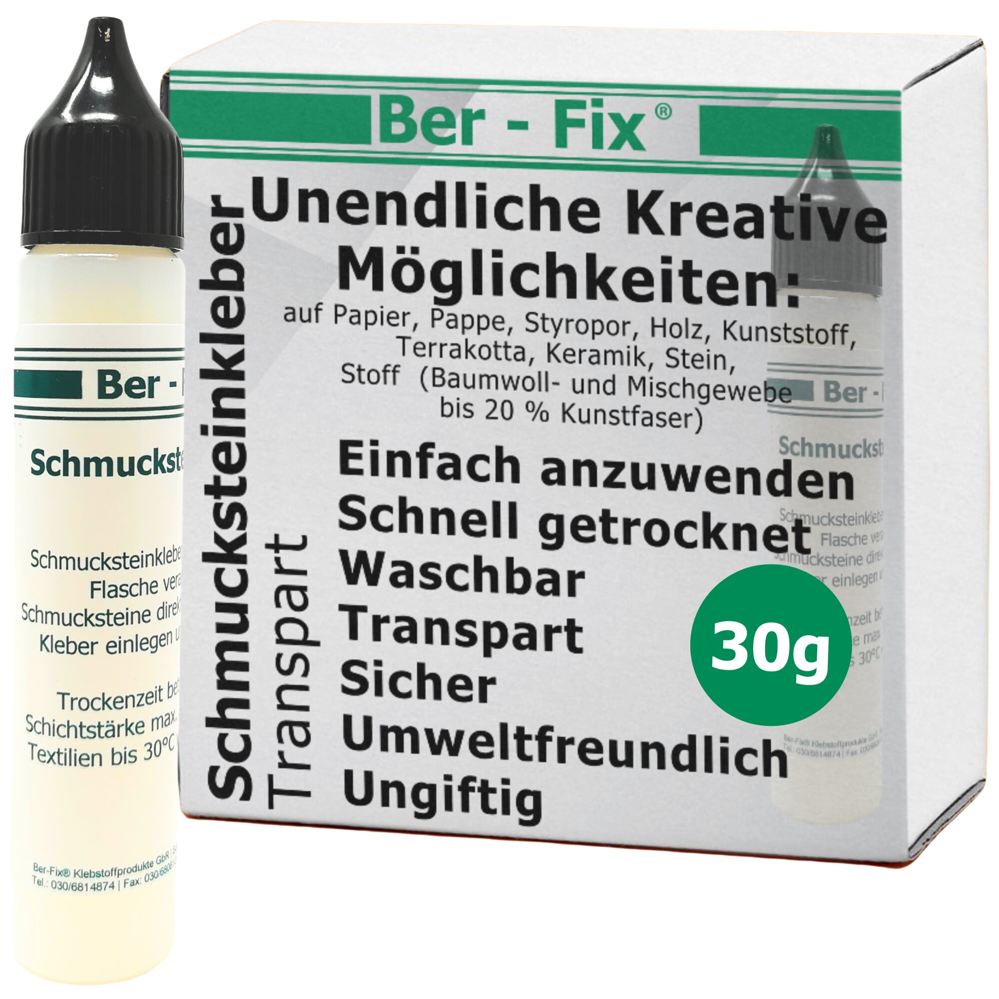 Ber-Fix® Schmucksteinkleber 30g