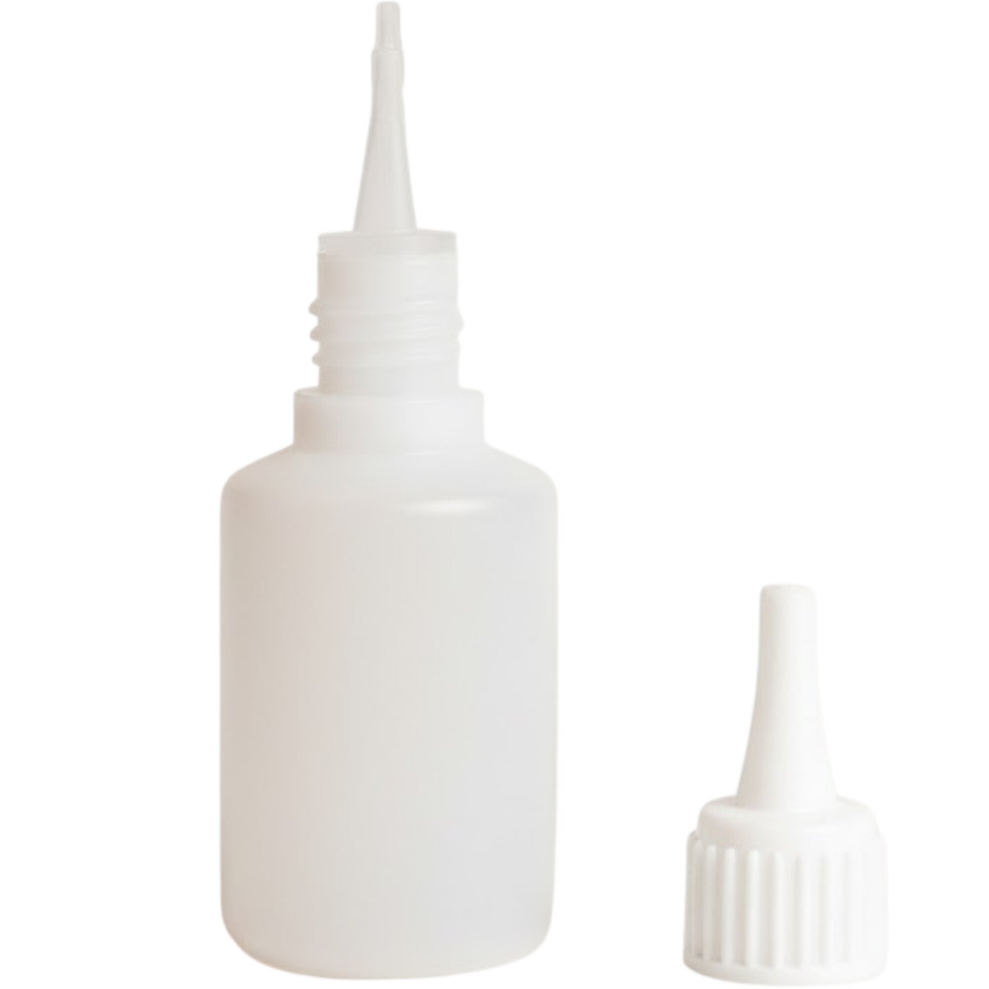 Ber-Fix® Rundflasche 60ml / 50g DIN18 Set inkl. Tropfdüse & Verschluss