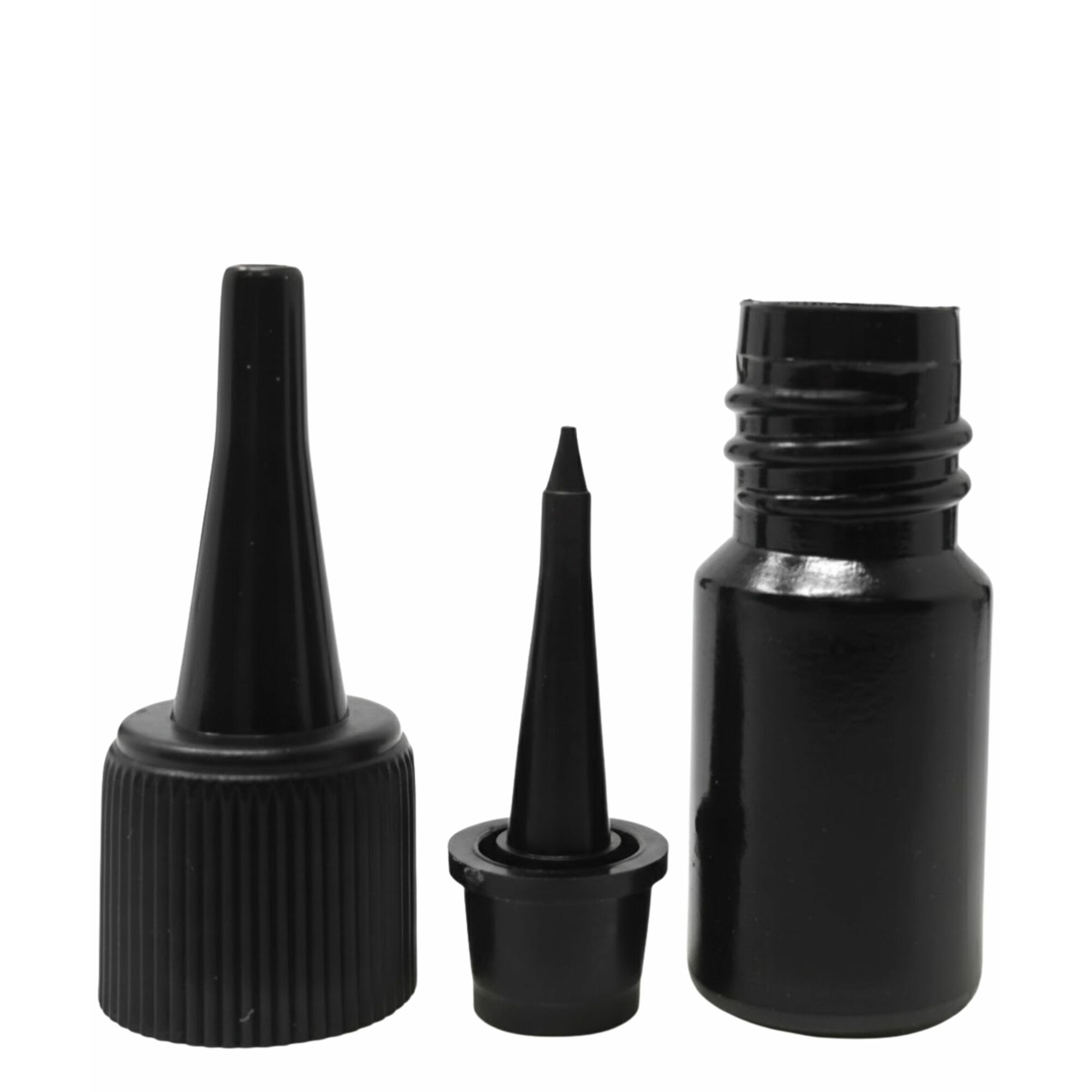 Ber-Fix® UV-Leerflasche Schwarz 3 g mit Schraubverschluss für UV-Klebstoffe