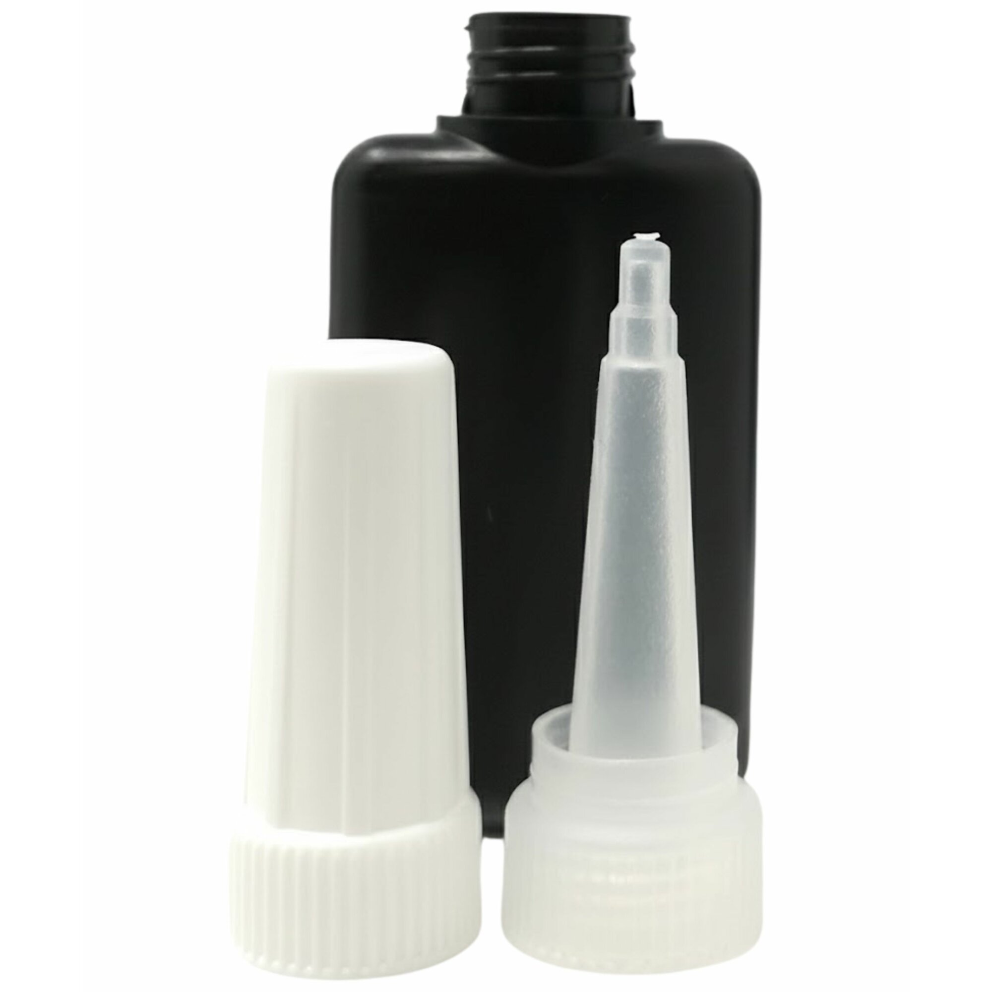Ber-Fix® UV-Leerflasche Schwarz 10 g mit Schraubverschluss für UV-Klebstoffe