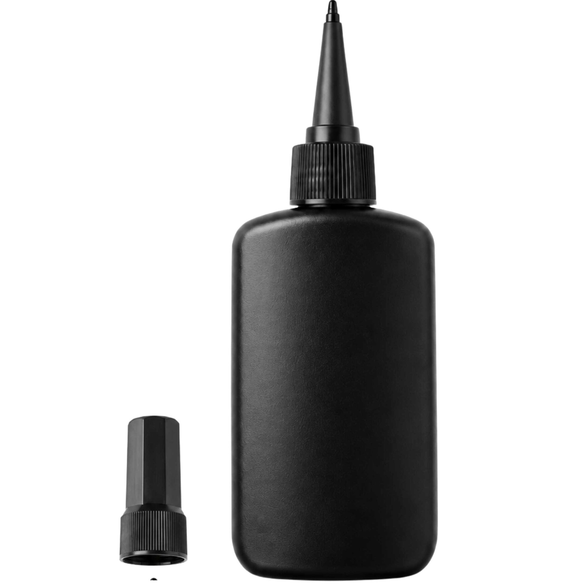 Ber-Fix® UV-Leerflasche Schwarz 50 ml mit Dosierspitze – 1 Stück