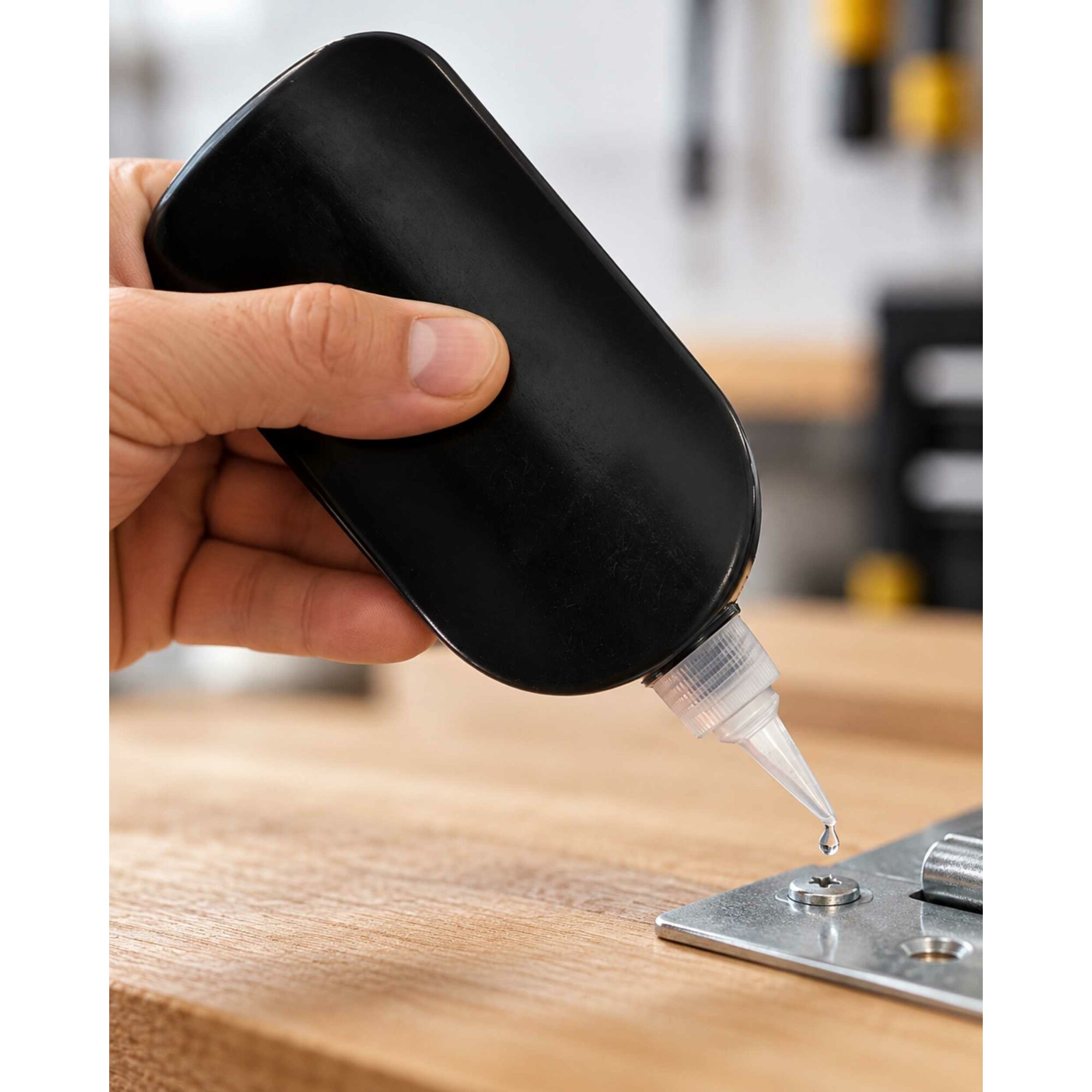 Ber-Fix® UV-Leerflasche Schwarz 250 ml mit Dosierspitze – 1 Stück
