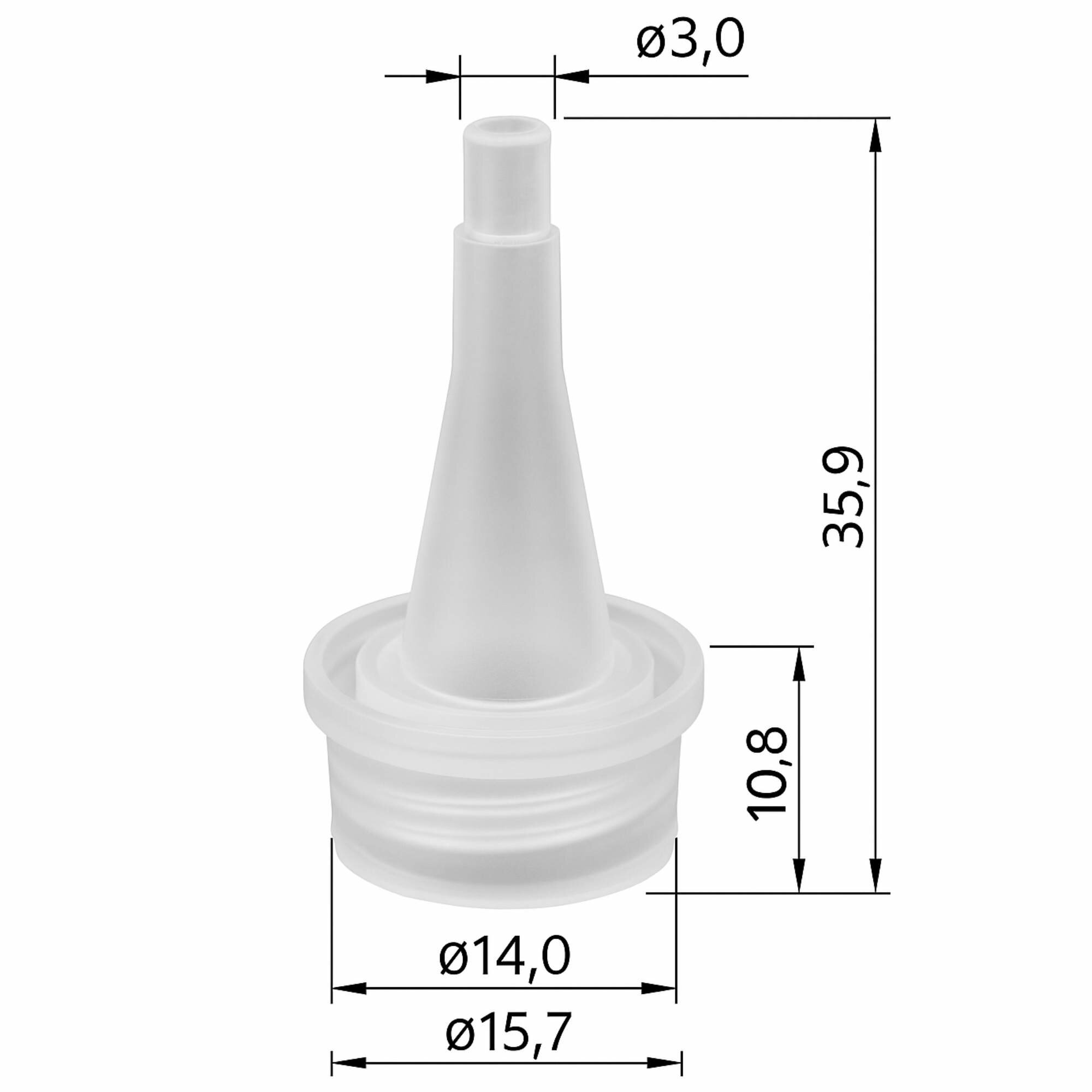 Ber-Fix® Verschluss-Set Rund – Passend für 10g, 20g & 50g Rundflaschen | Ersatz-Tropfdüsen für präzises Dosieren & längere Haltbarkeit