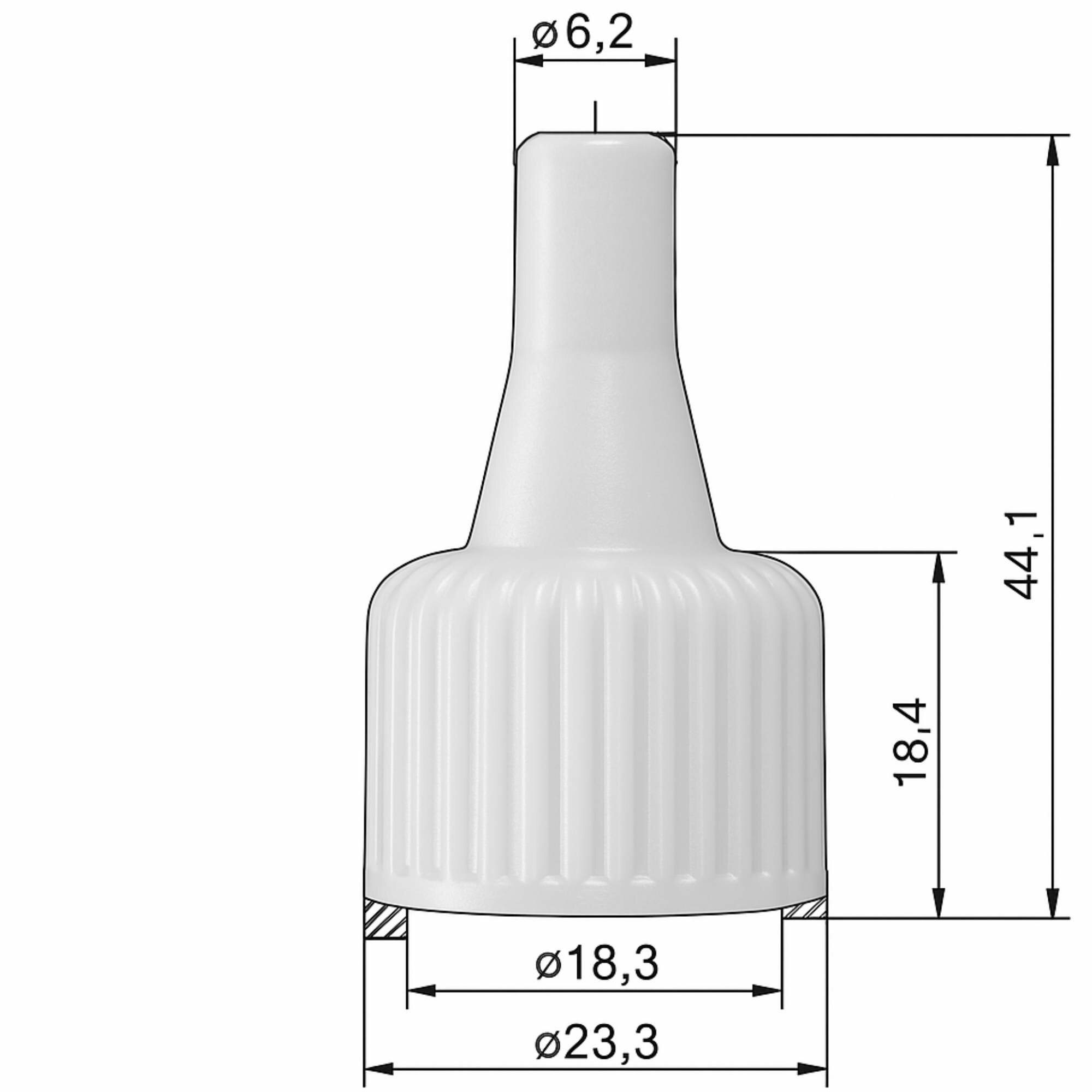 Ber-Fix® Verschluss-Set Rund – Passend für 10g, 20g & 50g Rundflaschen | Ersatz-Tropfdüsen für präzises Dosieren & längere Haltbarkeit