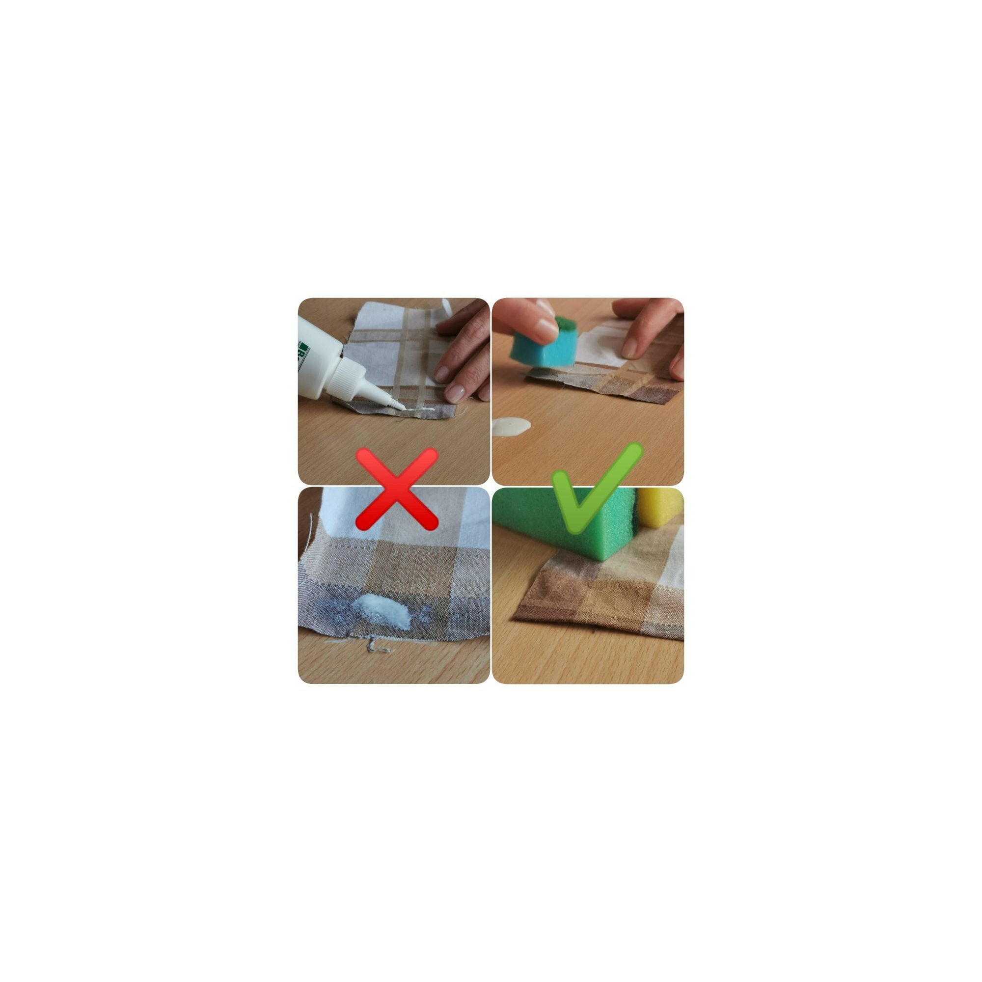 Ber-Fix® Textilkleber-Set klein – Waschmaschinenfest & Transparent | 2x 40g Kleber für Stoffe, Textilien & Heimtextilien