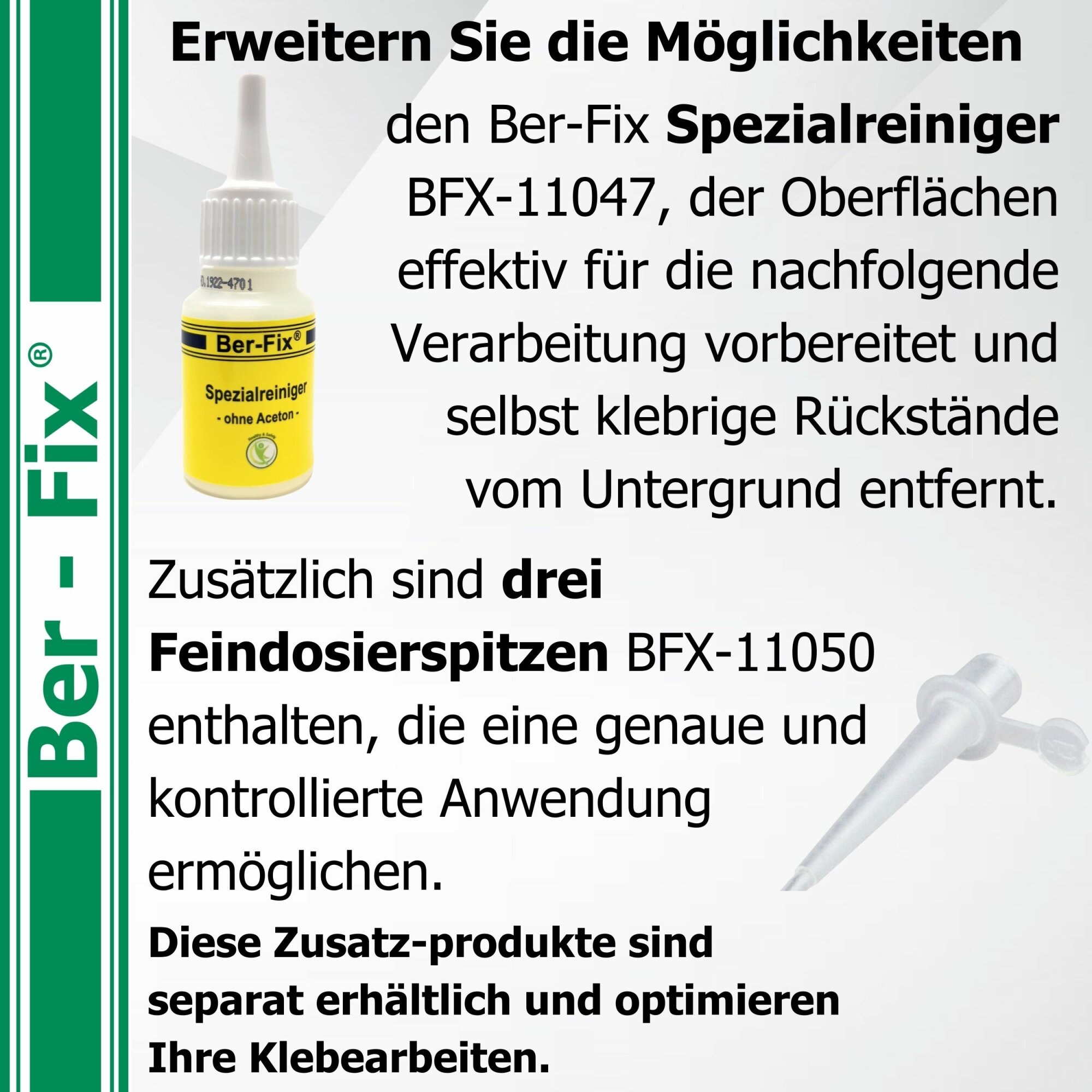Ber-Fix® Industriekleber (mittelviskos) 50g mit Gratisgeschenk