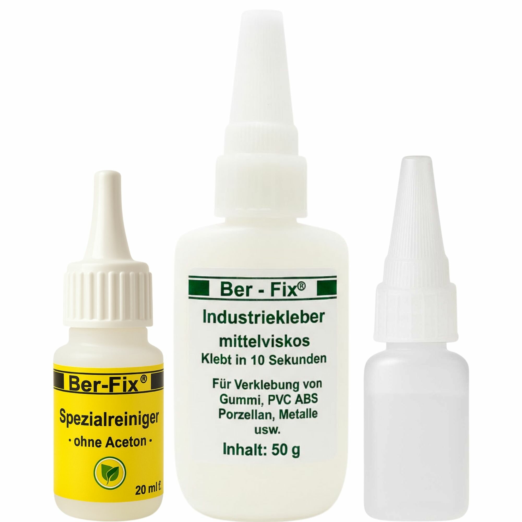Ber-Fix® Industriekleber (mittelviskos) 50g mit Gratisgeschenk