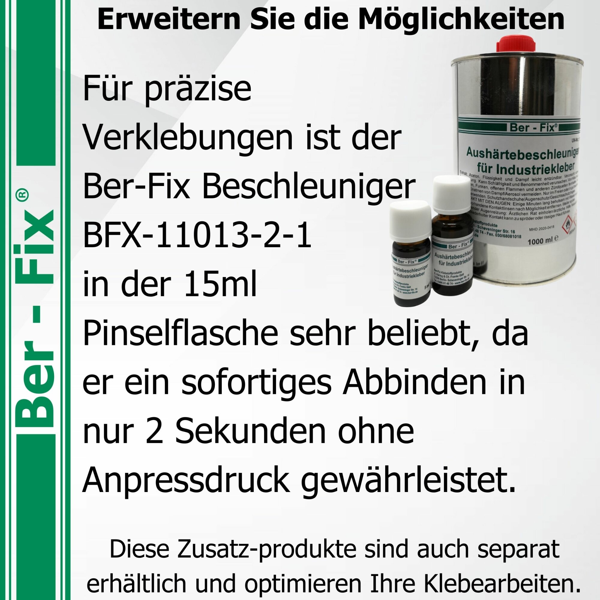 Ber-Fix® Industriekleber M111 50g mit Gratisgeschenk