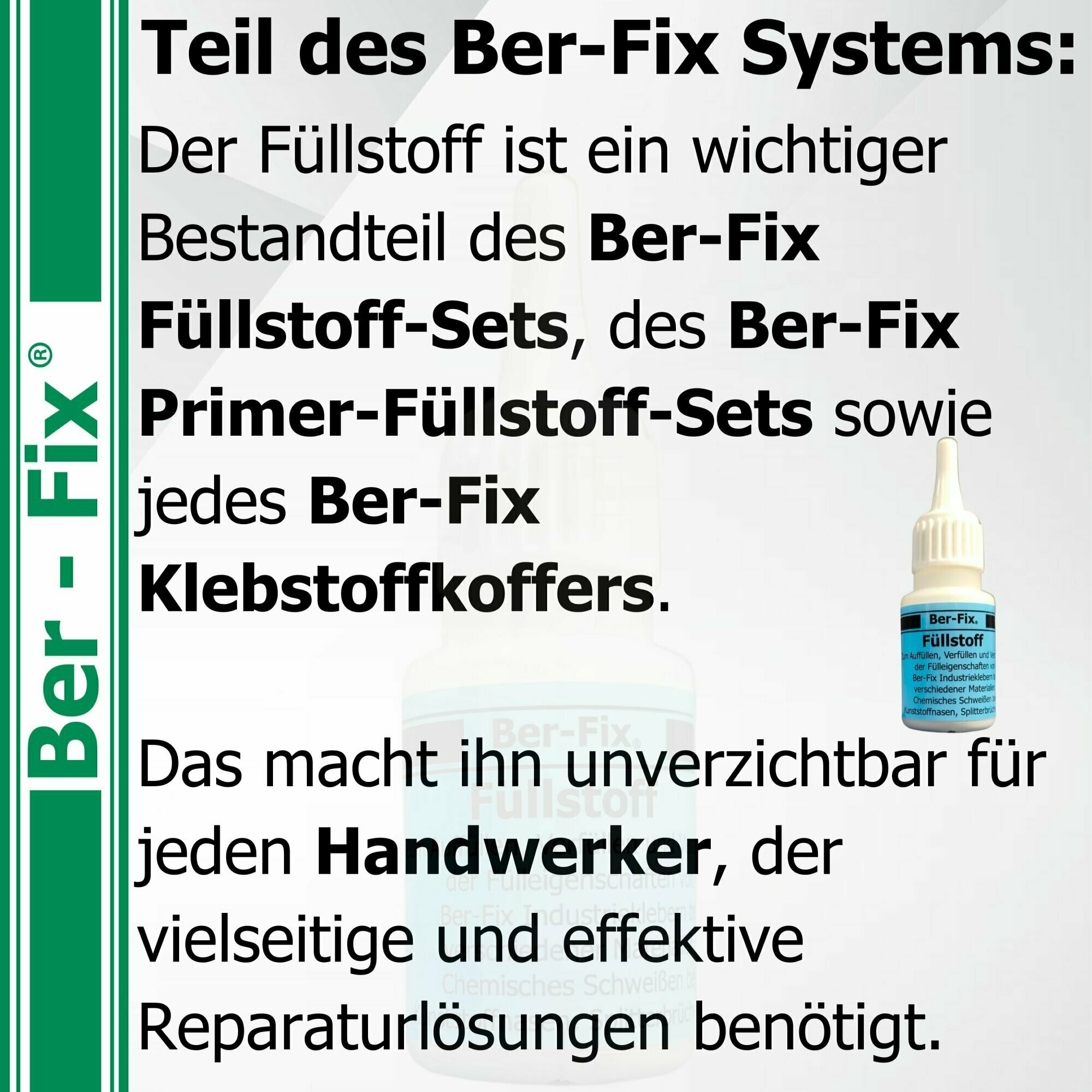 Ber-Fix® Füllstoff Schwarz 15 g – für CA-Kleber bis 100 mPa·s