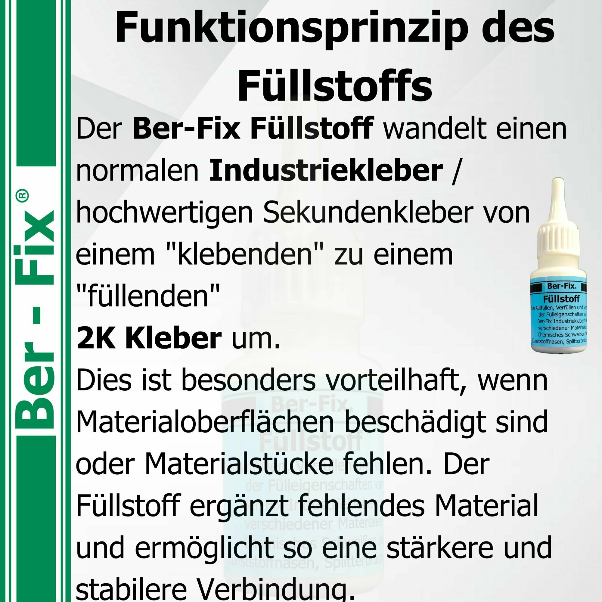 Ber-Fix® Füllstoff Schwarz 15 g – für CA-Kleber bis 100 mPa·s