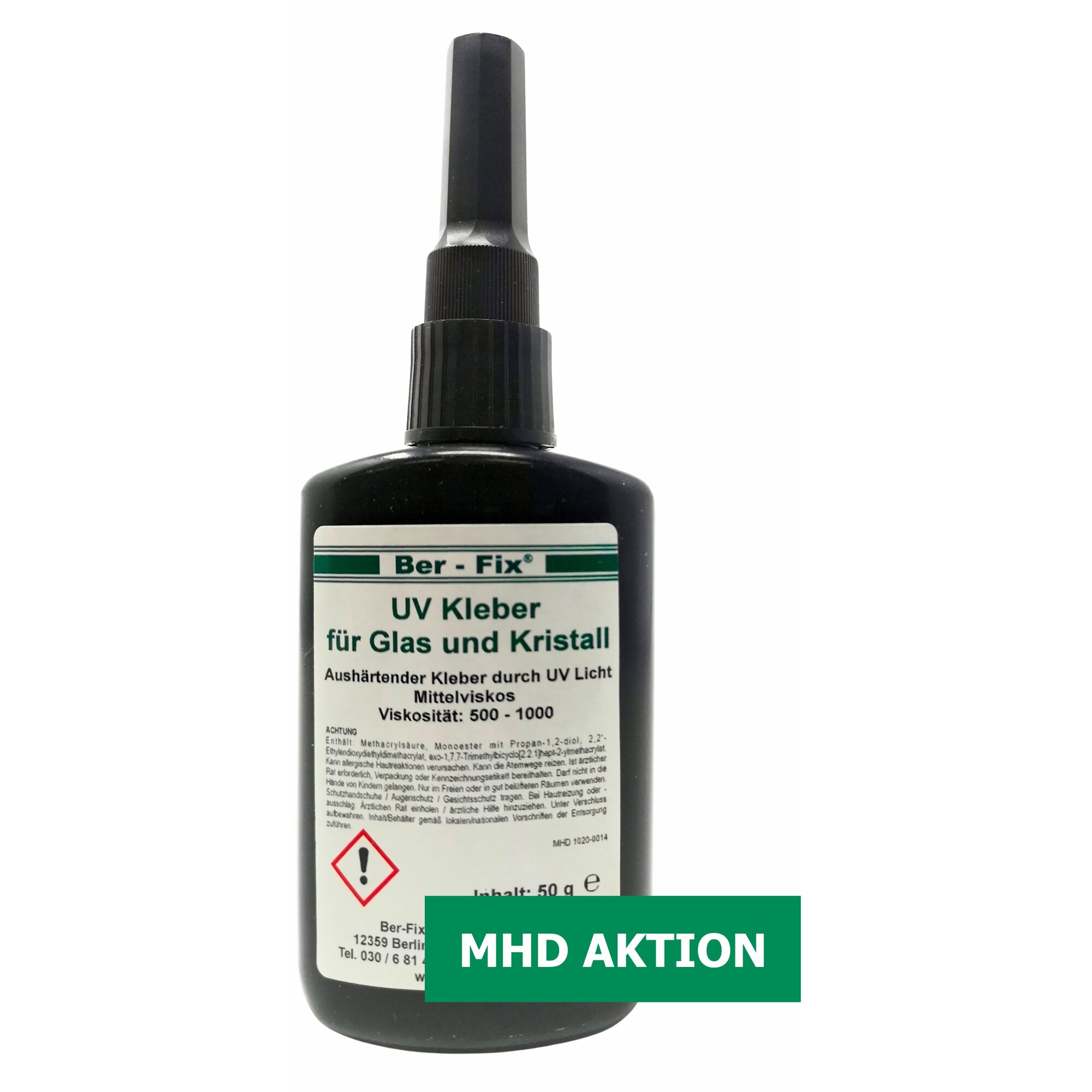 Ber-Fix® UV-Kleber (mittelviskos) 50g "MHD-Aktion"