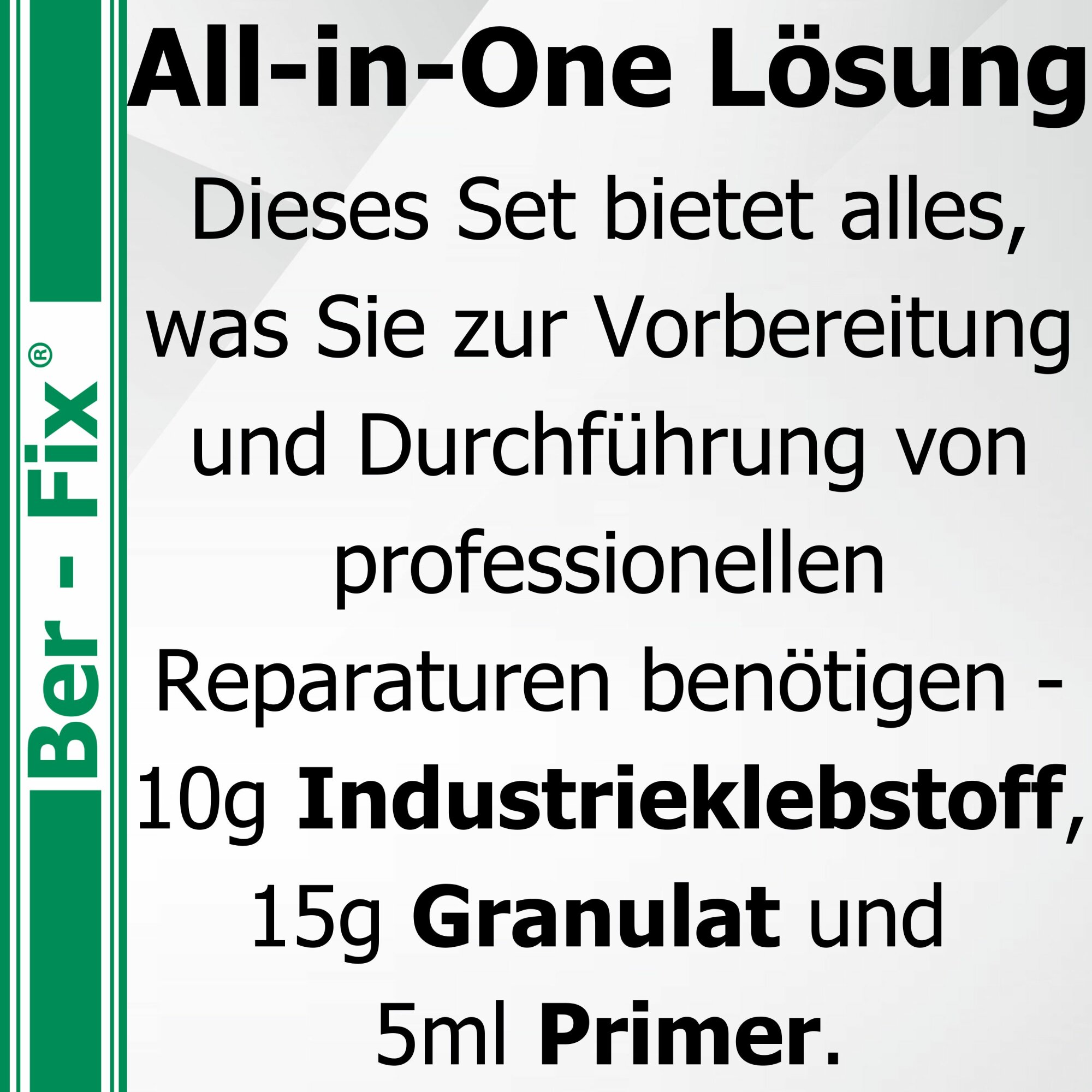 Ber-Fix® Primer-Füllstoff-Set Starter schwarz