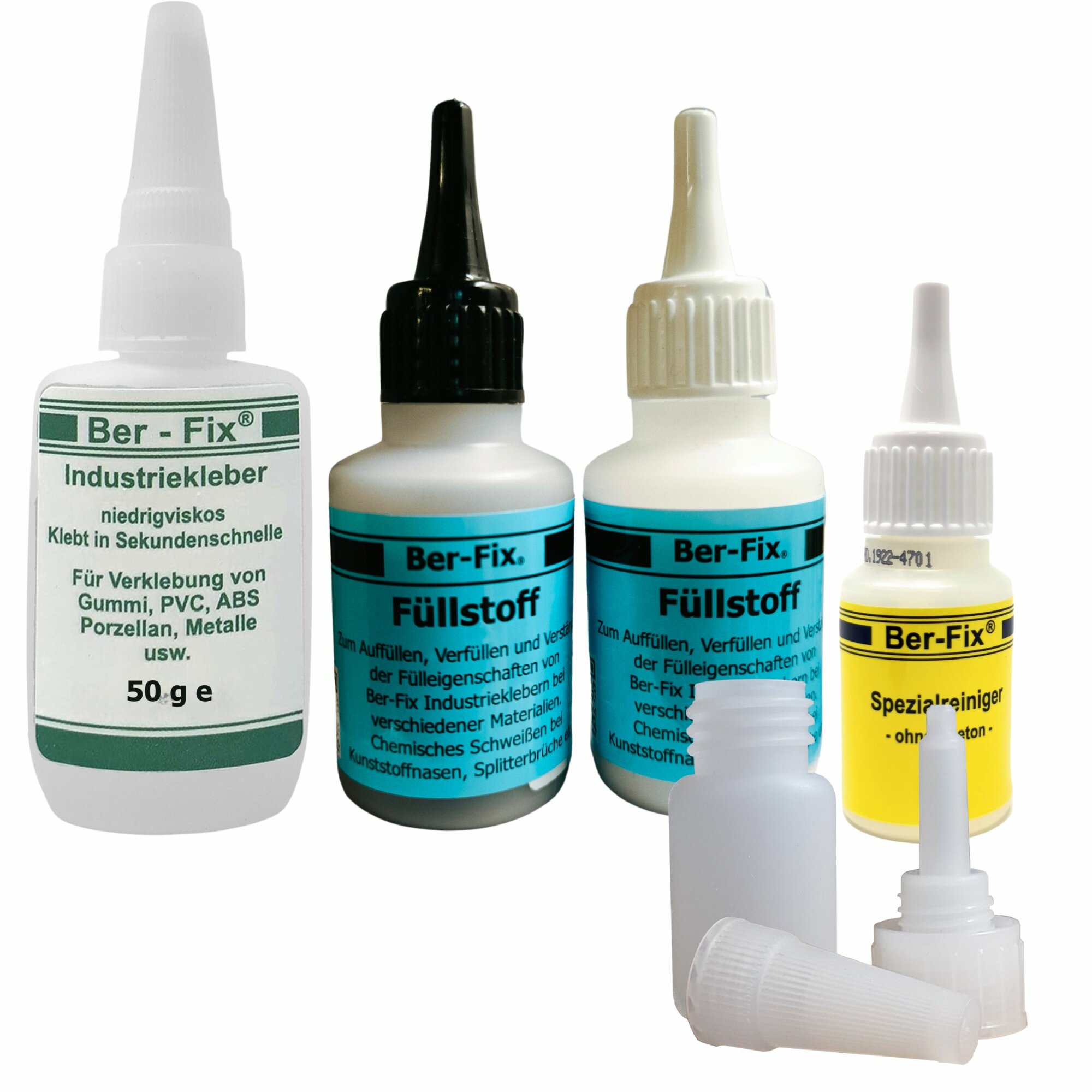 Ber-Fix® Füllstoff Set schwarz / weiss XL 5er Spar Pack