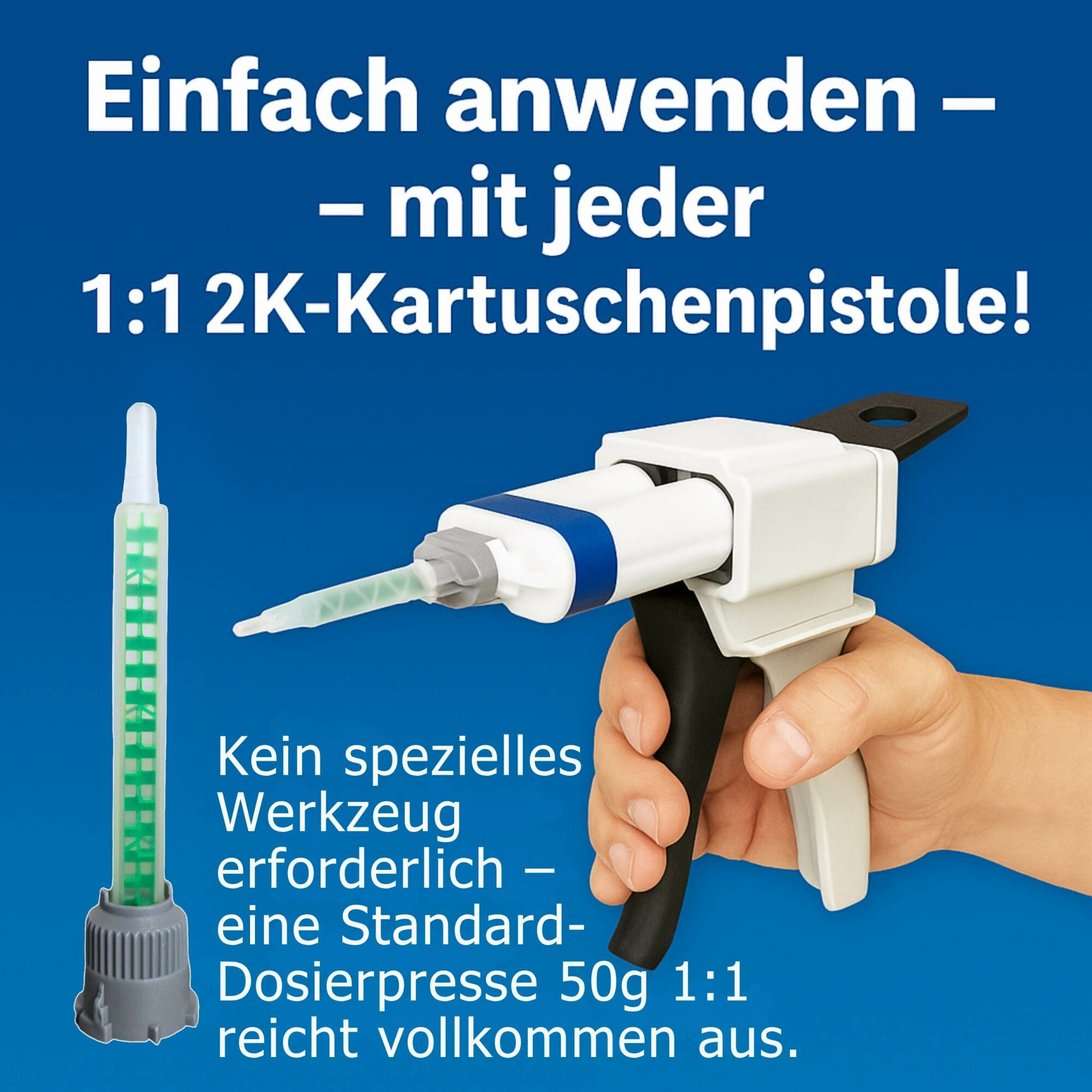 Ber-Fix® Poly 1:1 - PE PP Kleber 50g