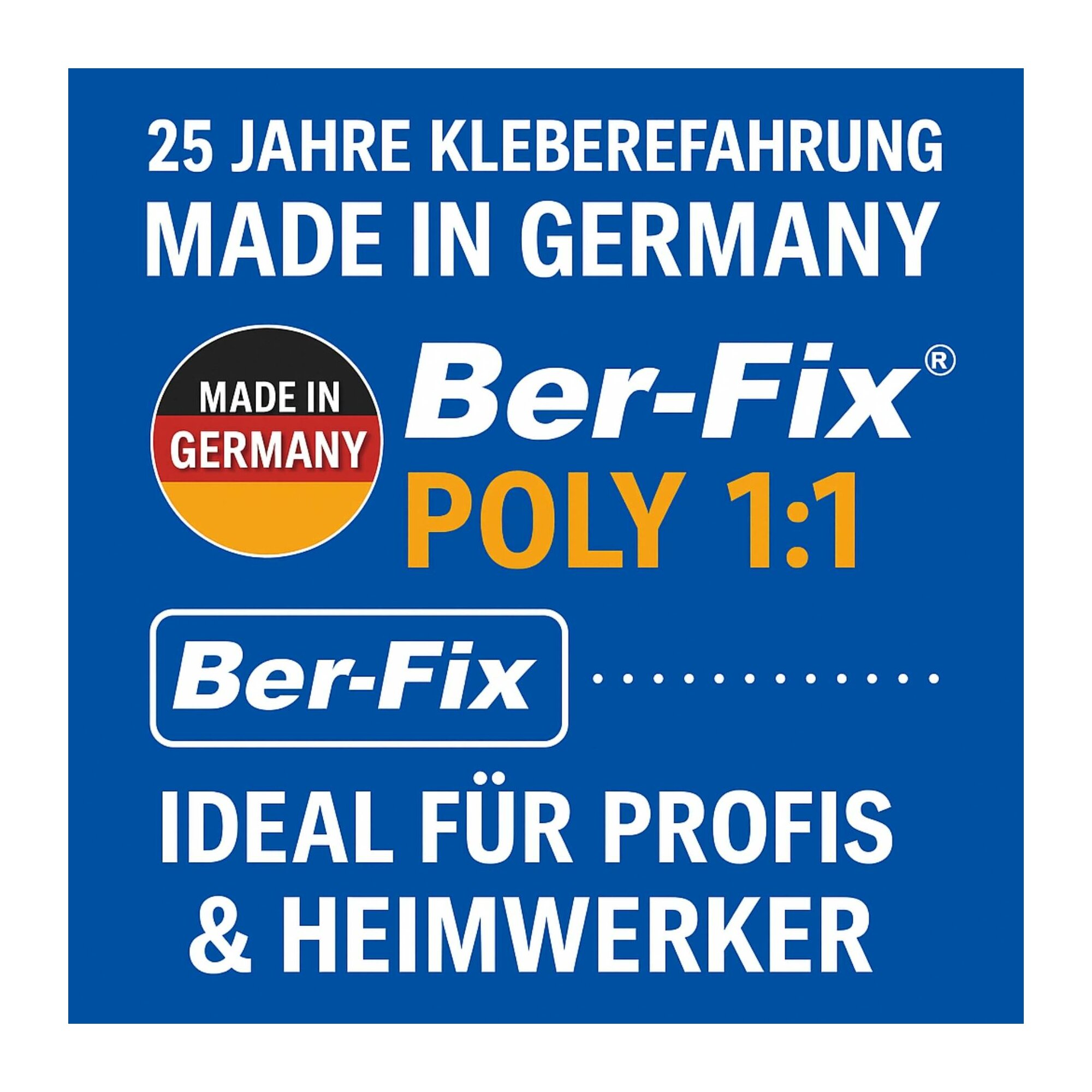 Ber-Fix® Poly 1:1 - PE PP Kleber 50g