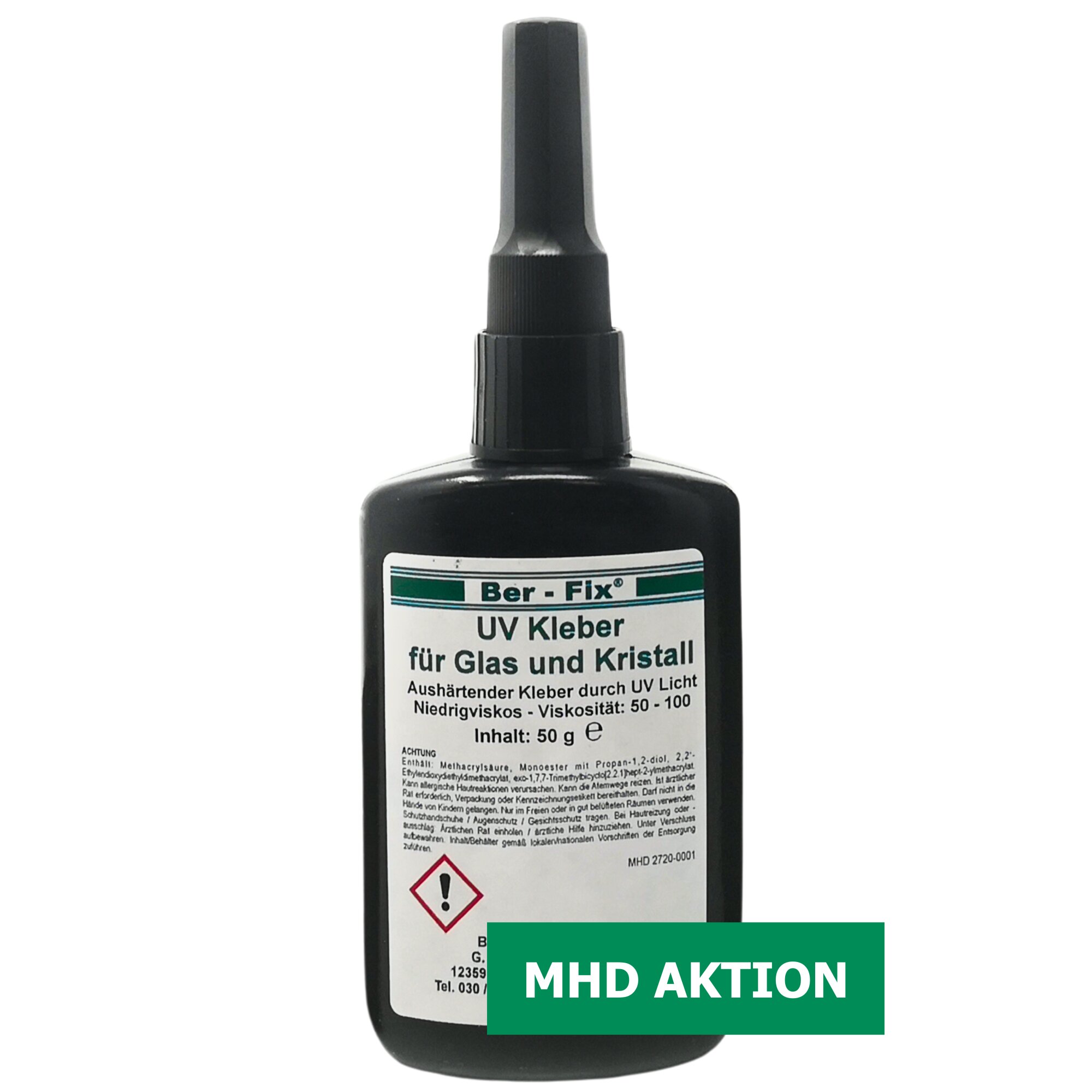 Ber-Fix® UV-Kleber 50g – 50% Rabatt MHD