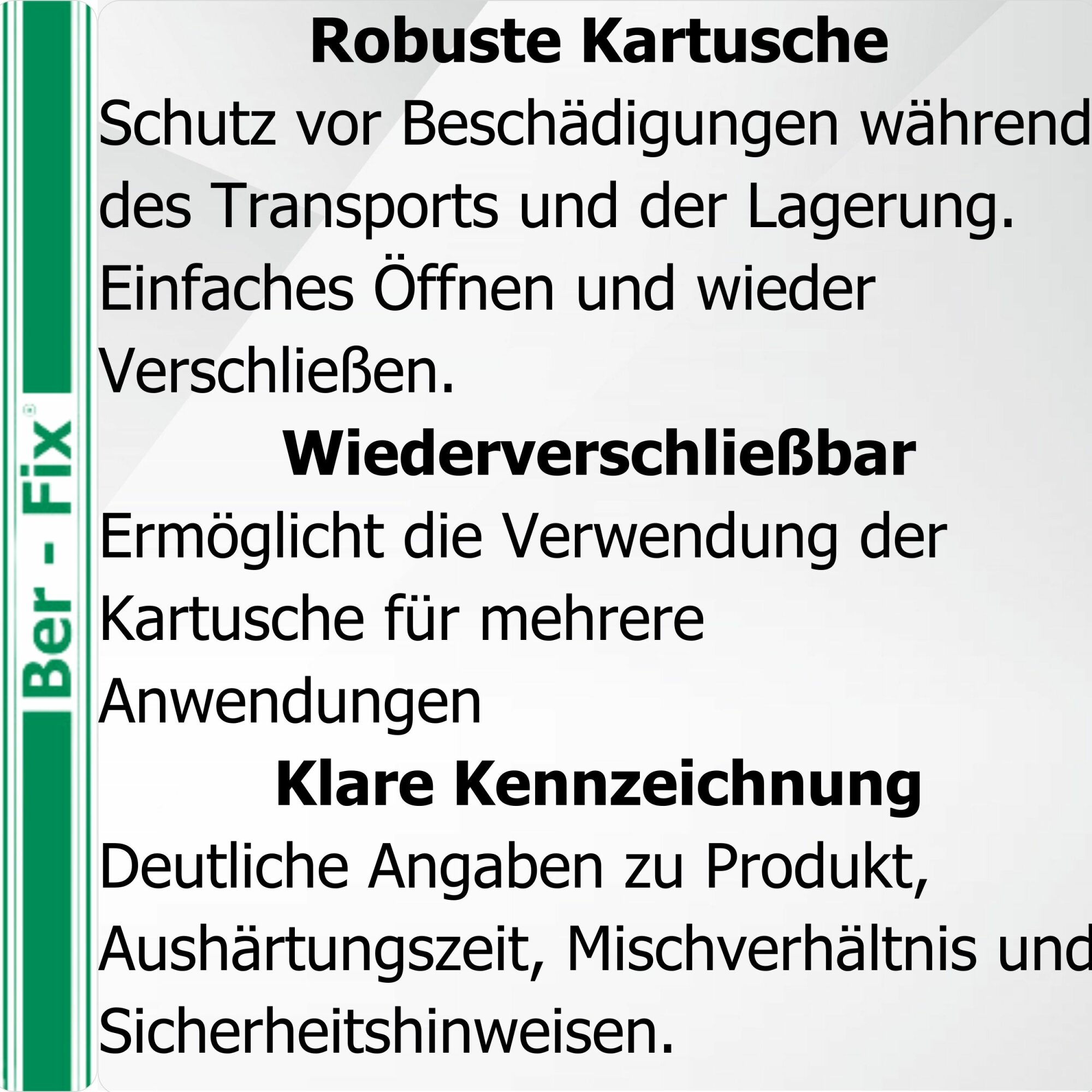 Ber-Fix® 5 Min Epoxykleber 50g mit Dosierpistole