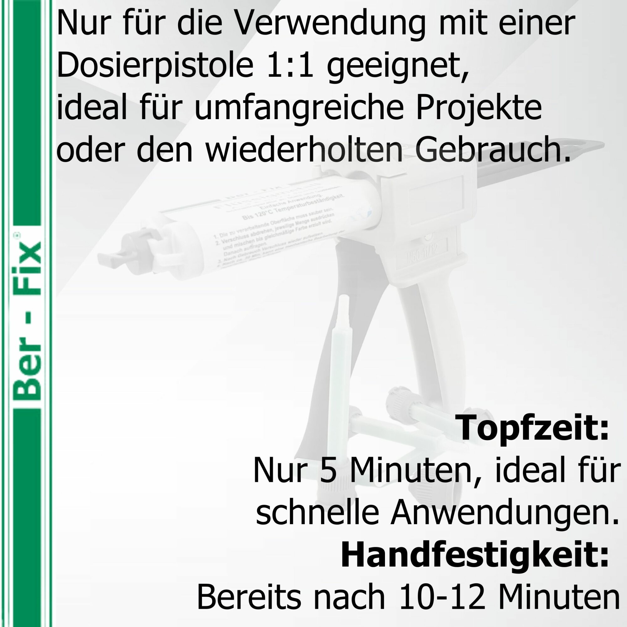 Ber-Fix® 5 Min Epoxykleber 12x 50g  + 10 Spitzen Extra