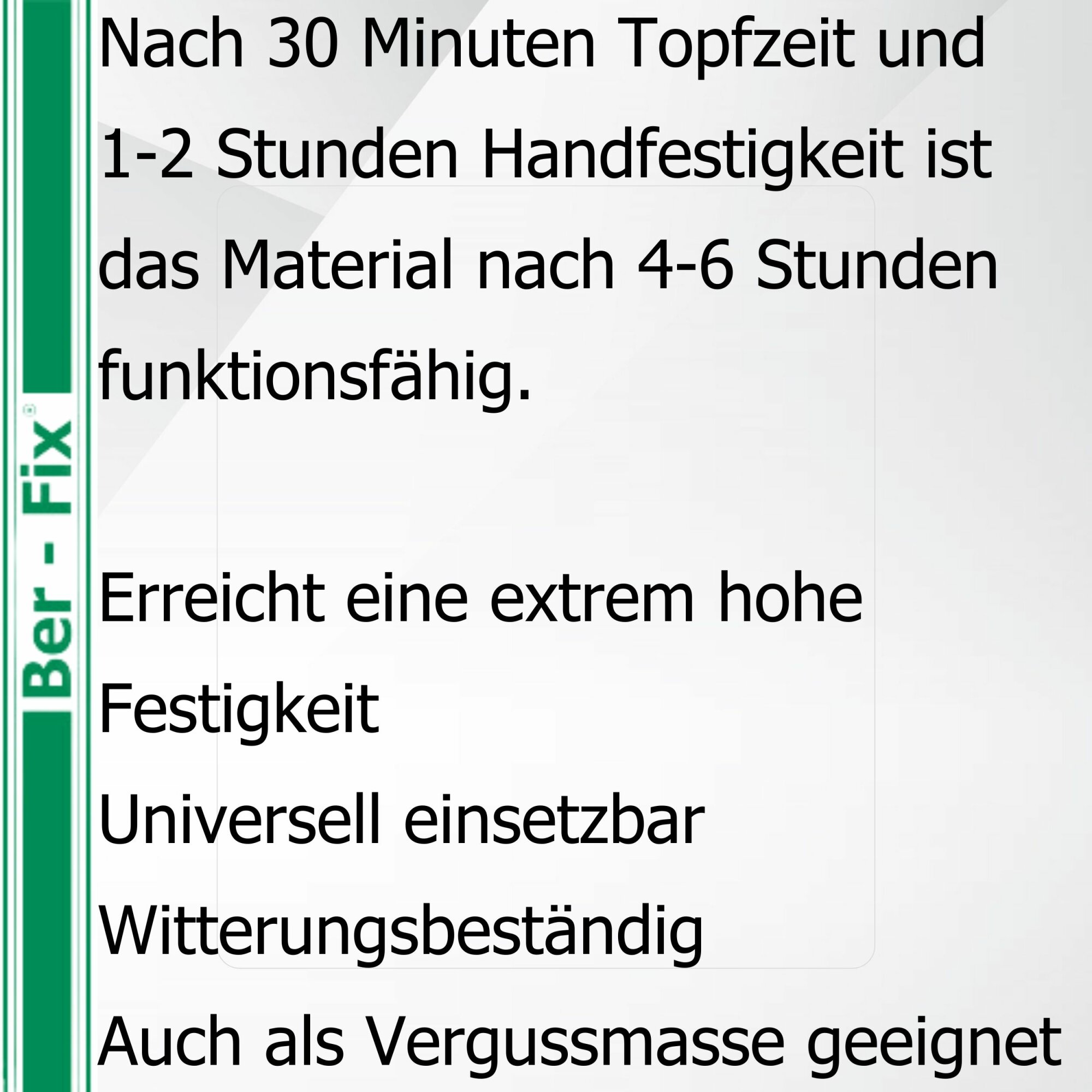 Ber-Fix® Epoxykleber 30 Min. 50g + 5 Extra Düsen