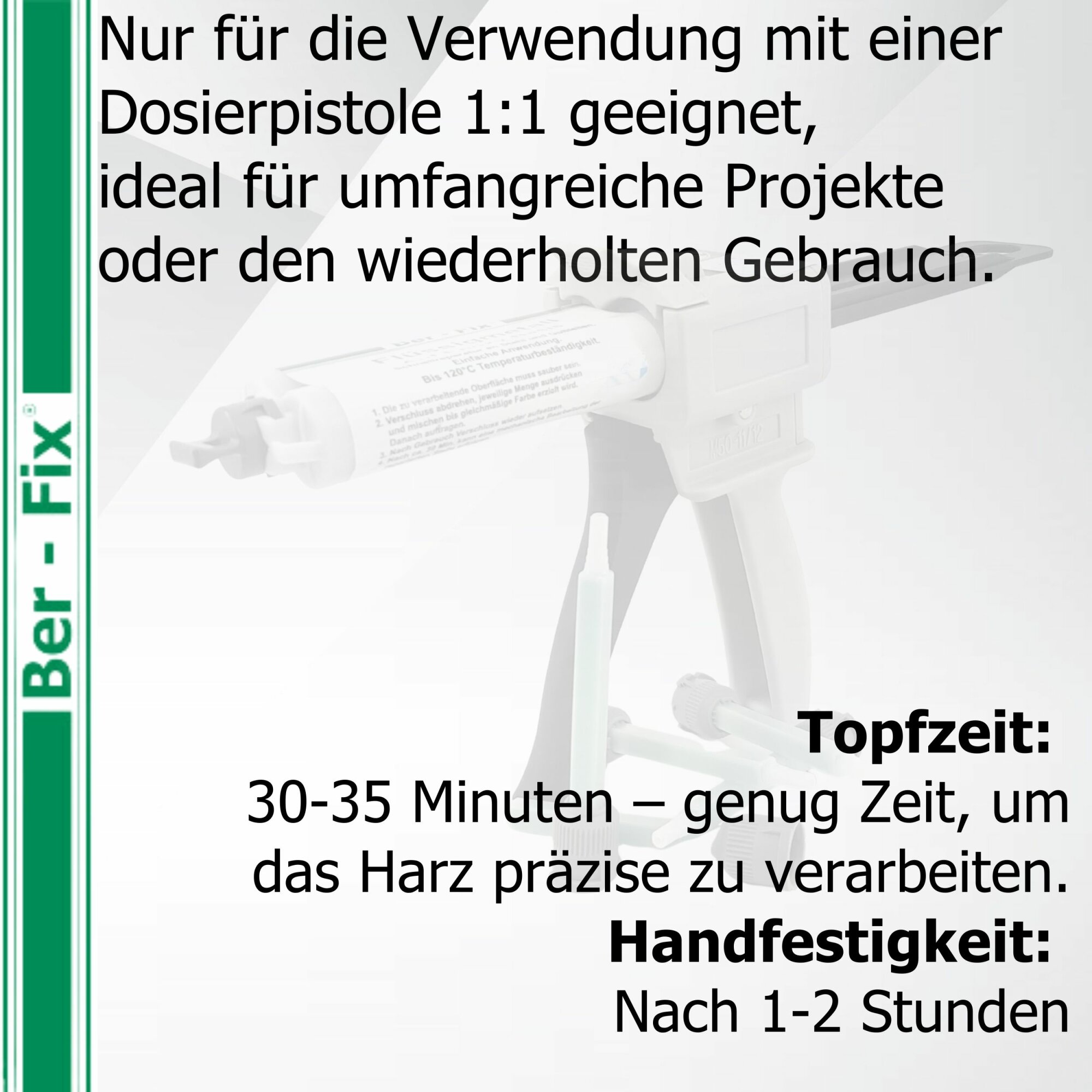 Ber-Fix® Epoxykleber 30 Min. 50g + 5 Extra Düsen
