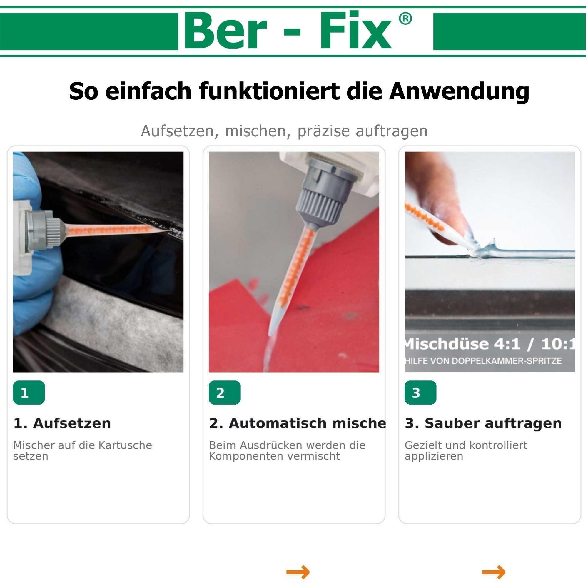 Ber-Fix® Mischdüsen 1:4