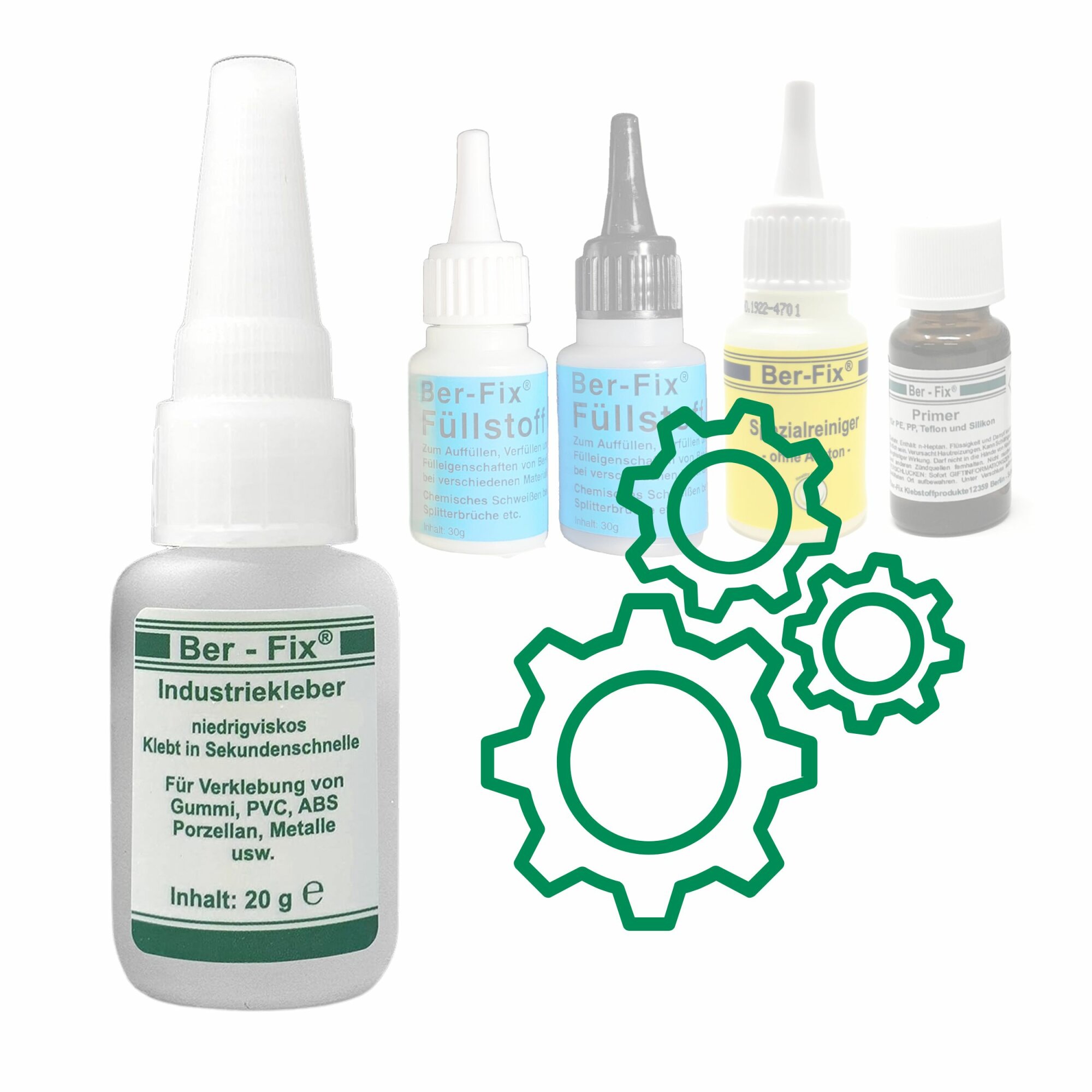 Ber-Fix® Industriekleber-System individuell konfigurierbar