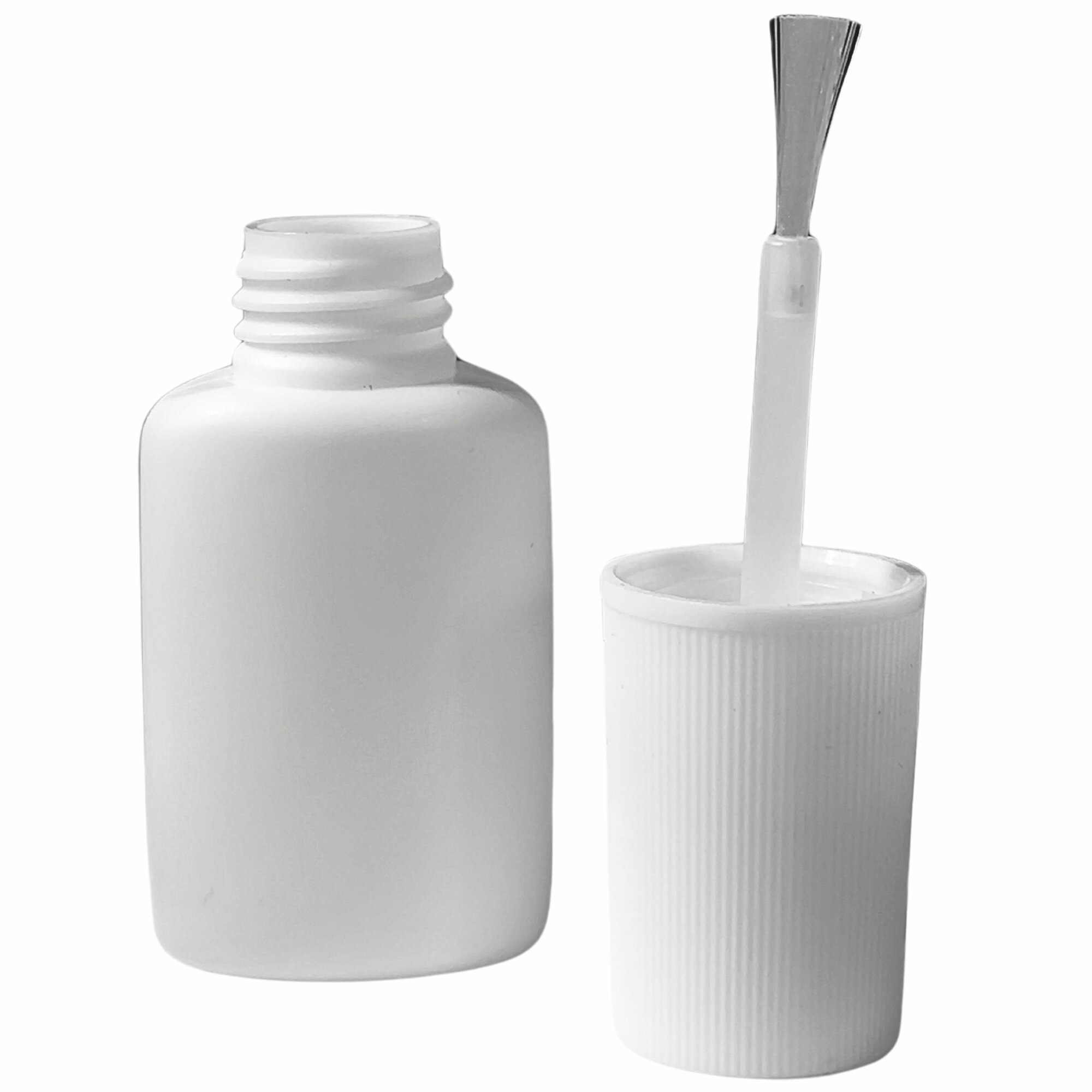 Leere Flasche mit eingebautem Pinsel für Ber-Fix...