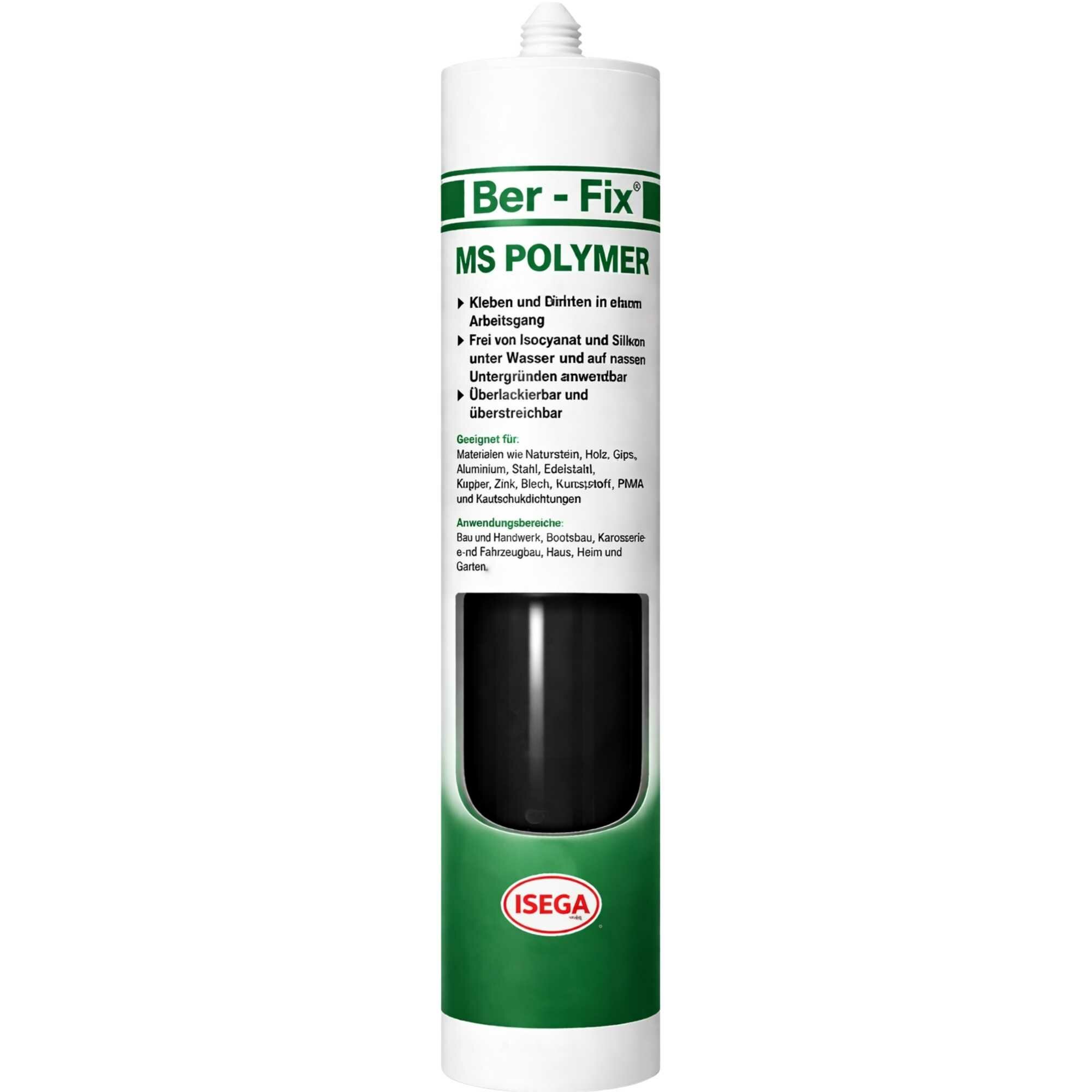 Ber-Fix© MS-Polymer Schwarz 1x 290 ml – Teich-Notfallreparatur