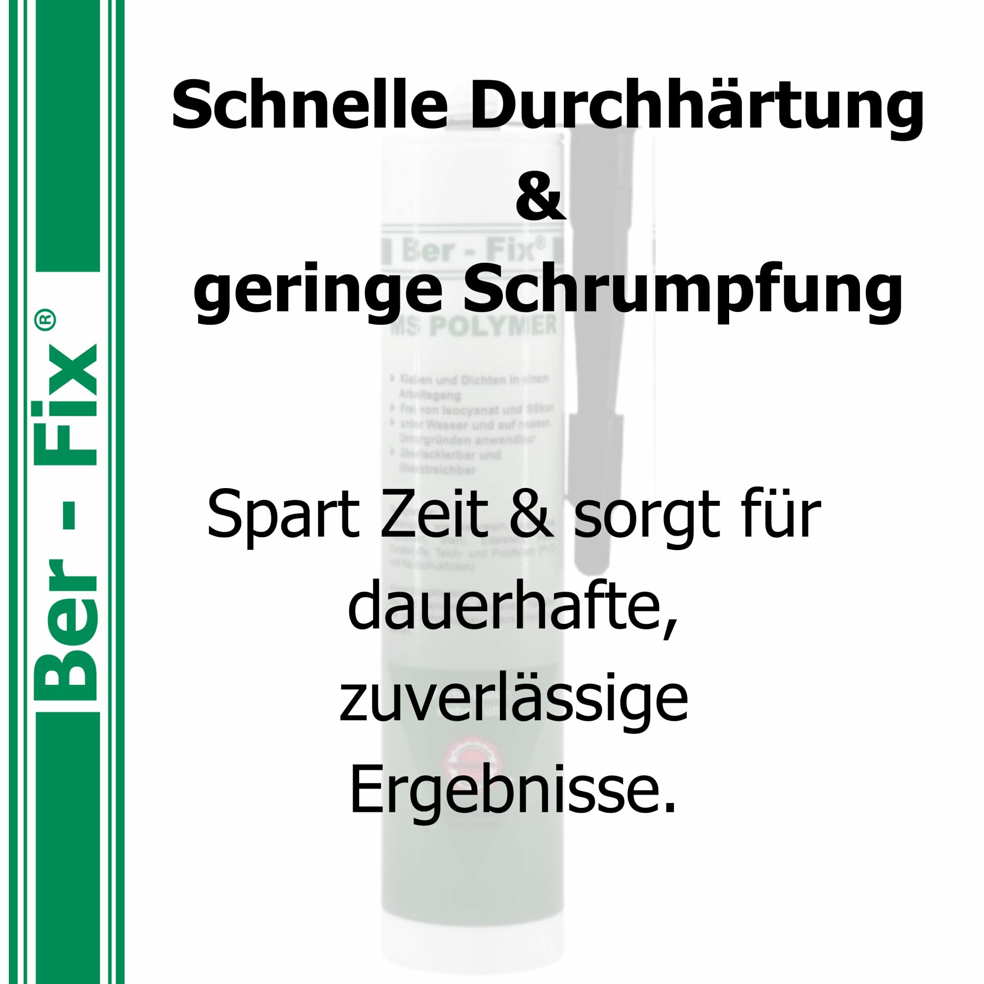 Ber-Fix® MS Polymer Schwarz – EPDM Kleber, Dachabdichtung & Karosserie Hybrid-Dichtstoff