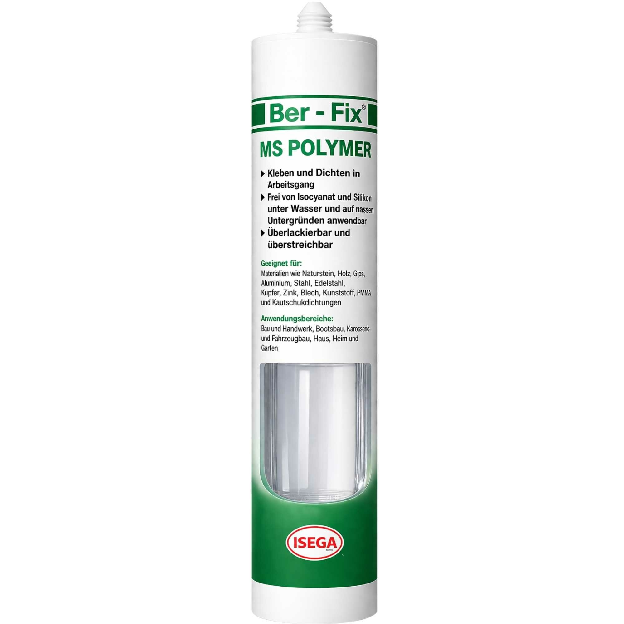 Ber-Fix® MS Polymer Transparent – Glaskleber,...