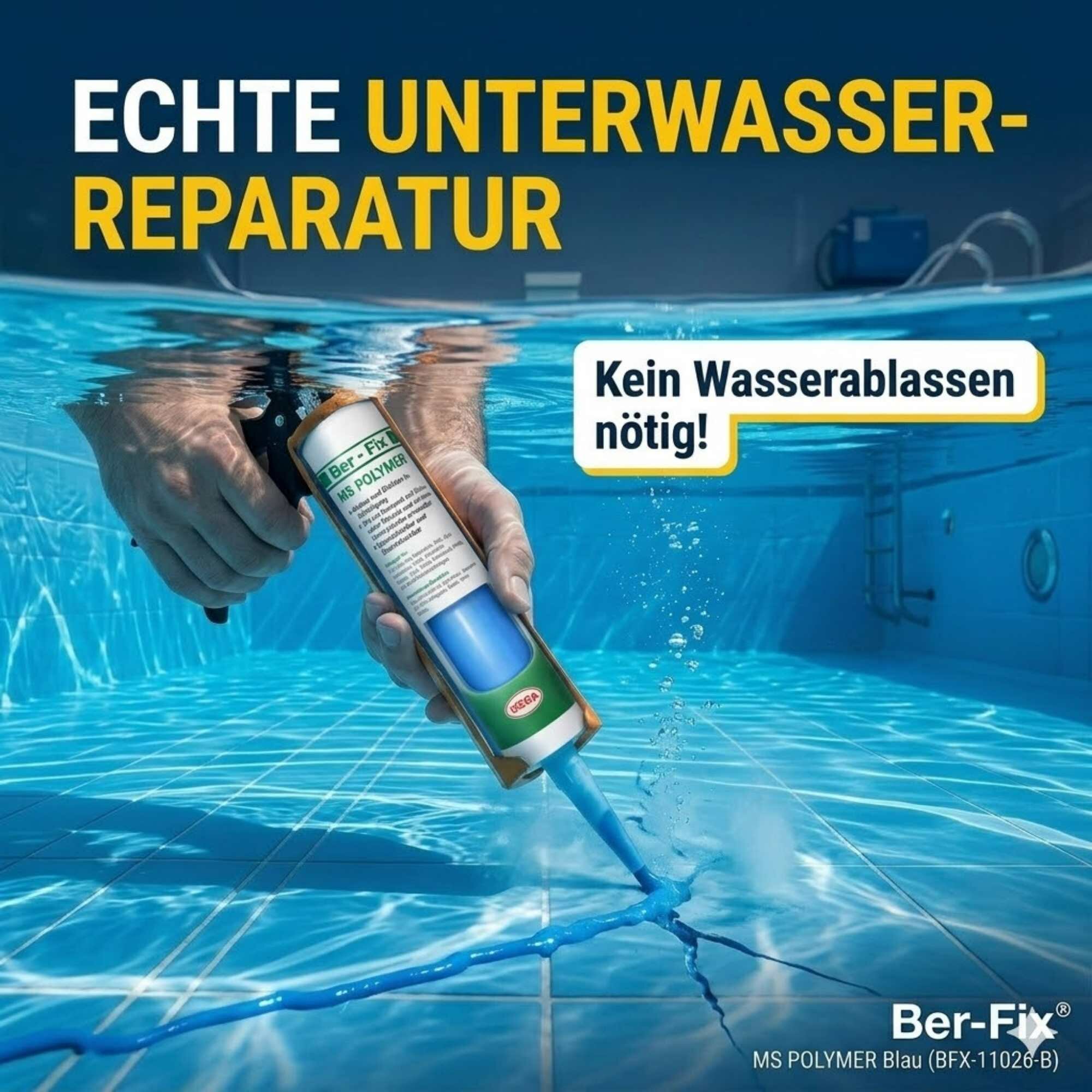 Ber-Fix® MS Polymer Blau – Poolkleber,...