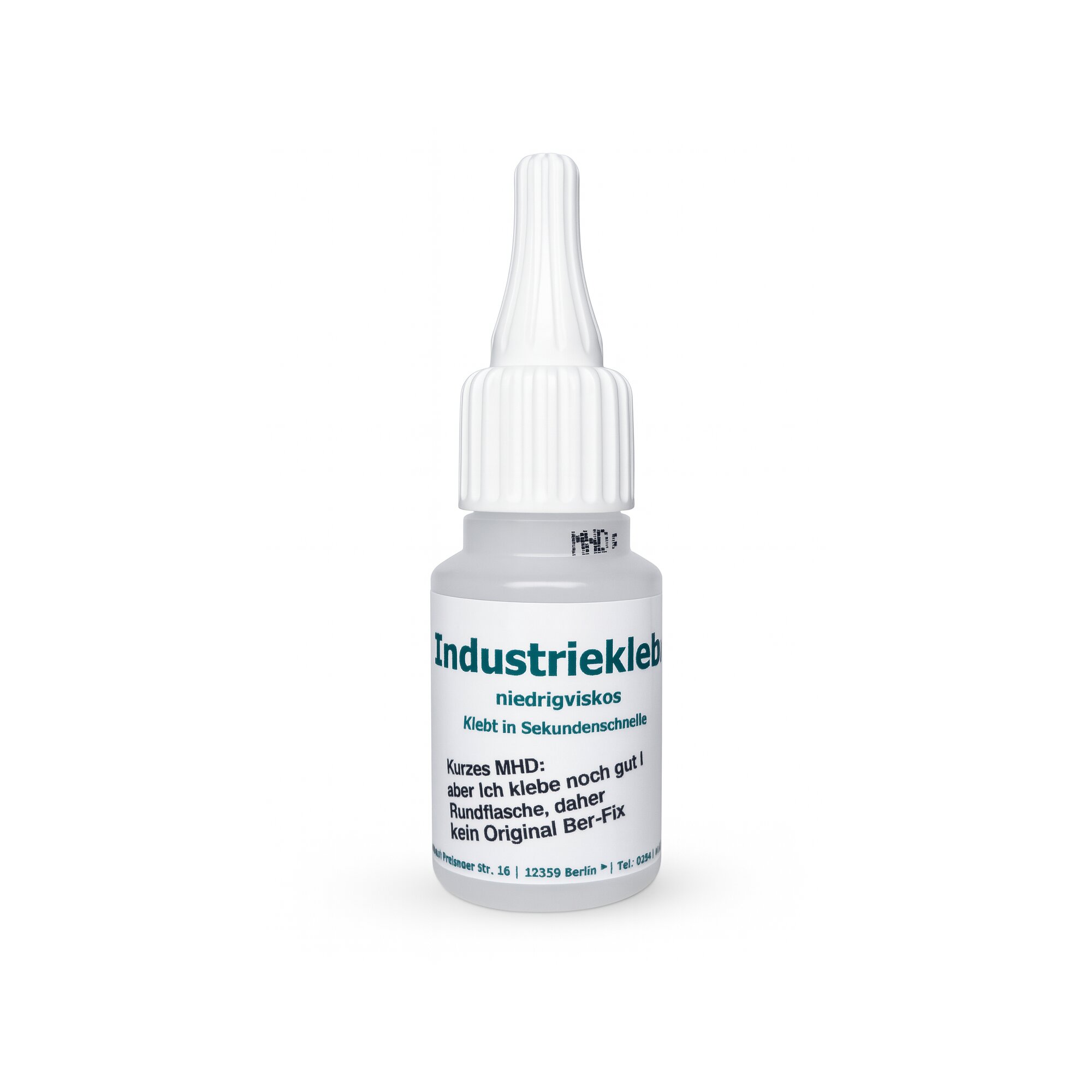 Ber-Fix® Industriekleber 20g – Fehlabfüllung ohne Dosierspitze – verkürztes MHD – Profiqualität zum Sonderpreis
