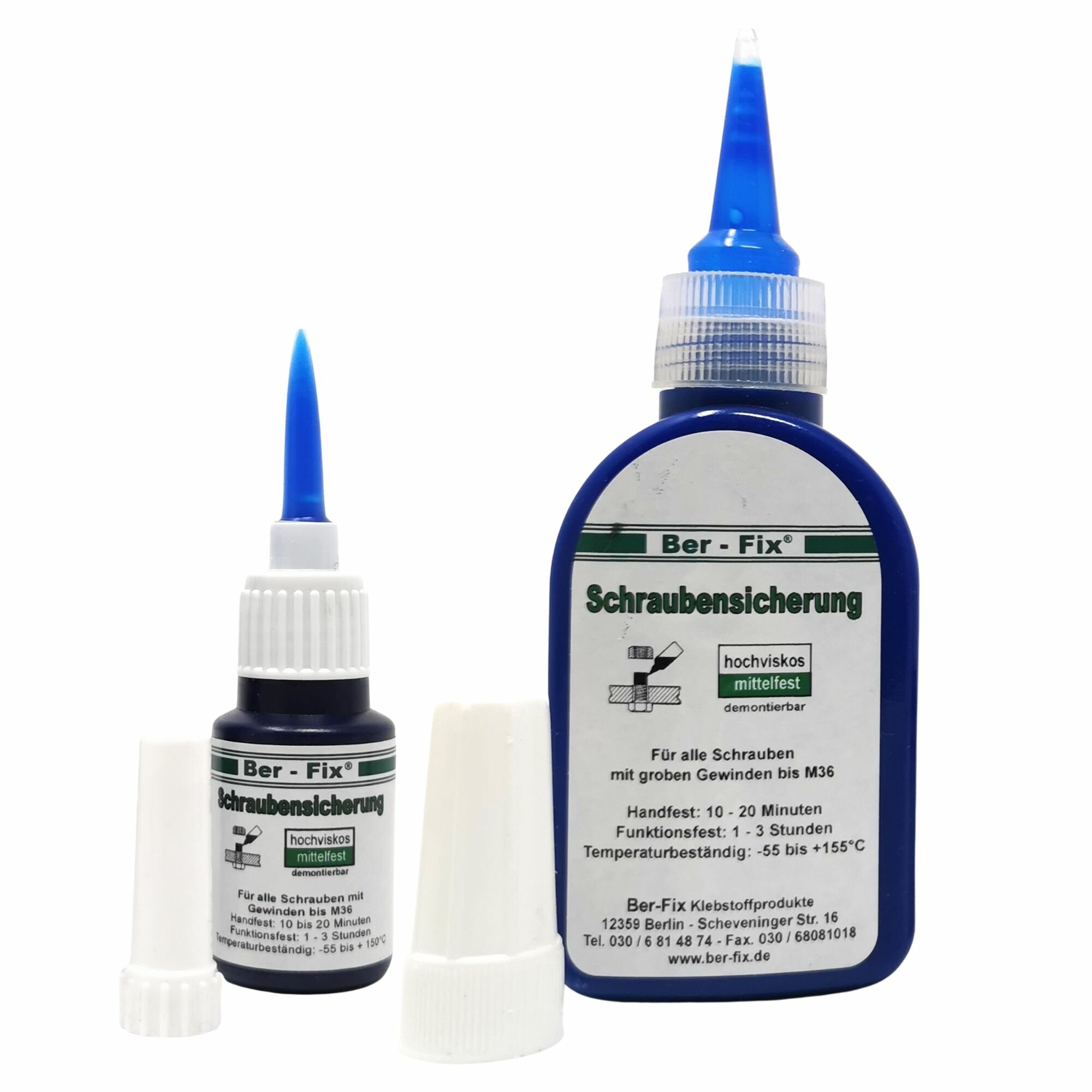 Ber-Fix® Schraubensicherung mittelfest – 10g, 50g & Sparpacks